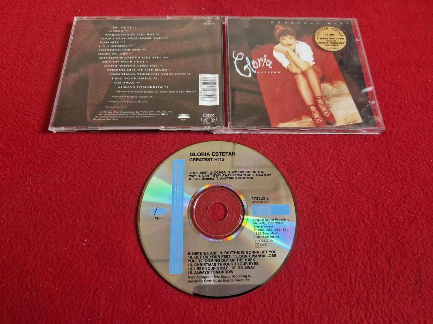 GLORIA ESTEFAN GREATEST HITS till CD