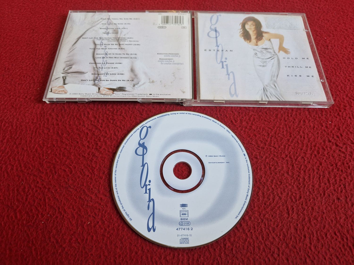 GLORIA ESTEFAN HOLD ME THRILL ME KISS ME CD