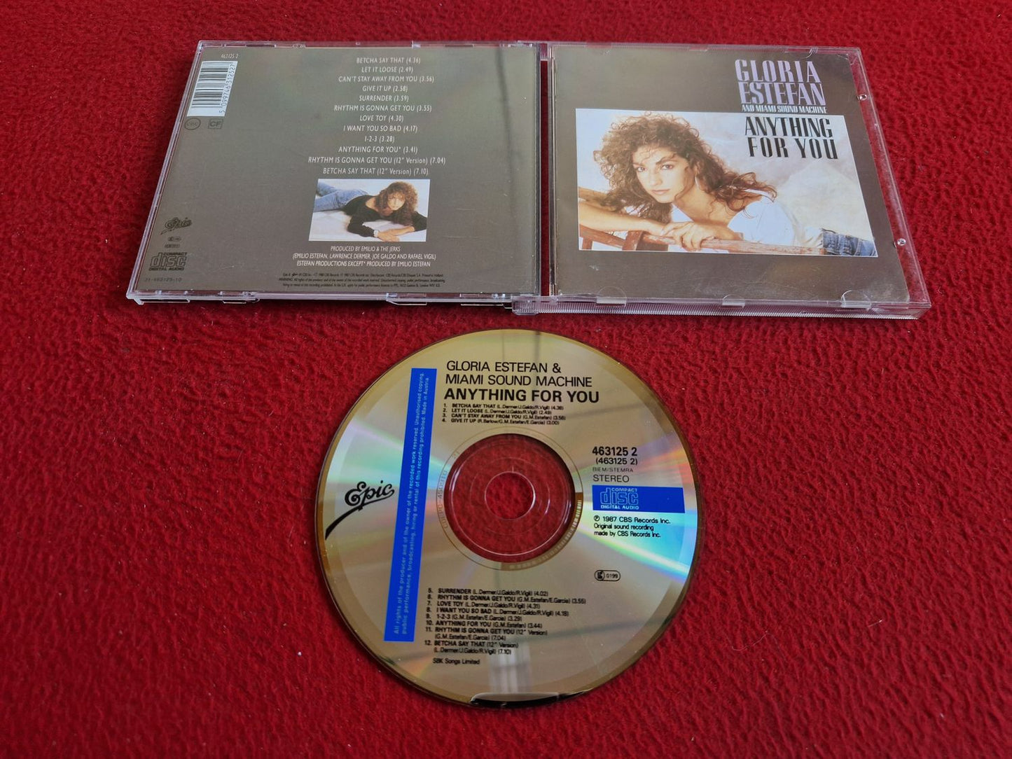 GLORIA ESTEFAN & MIAMI SOUND MACHINE ANYTHING FOR YOU CD