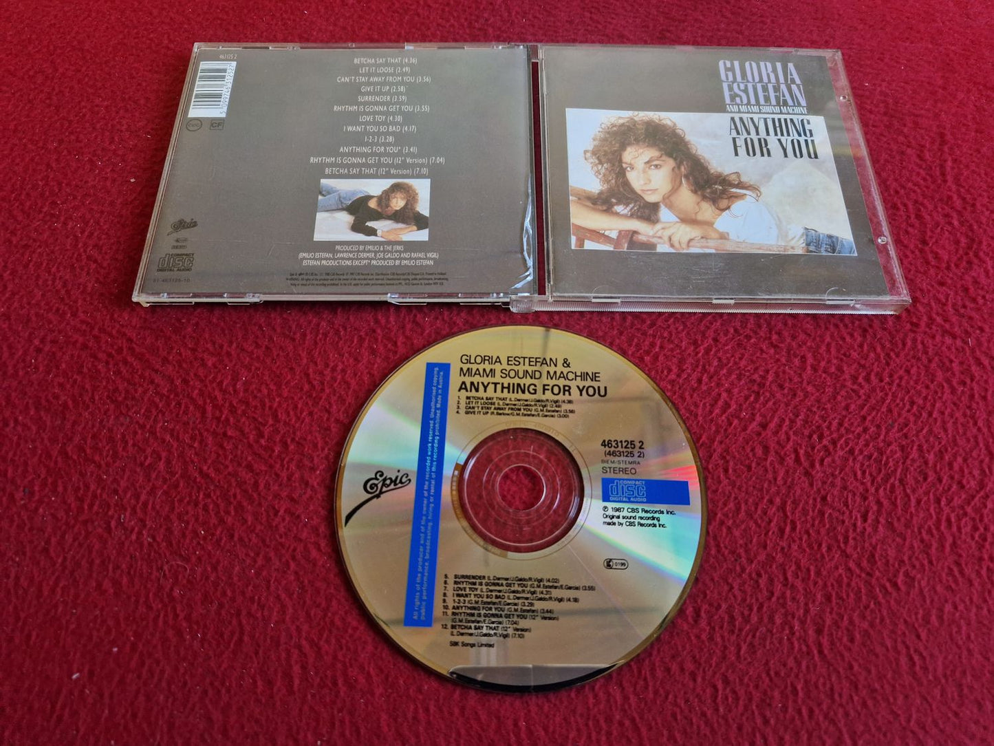 GLORIA ESTEFAN & MIAMI SOUND MACHINE ANYTHING FOR YOU CD