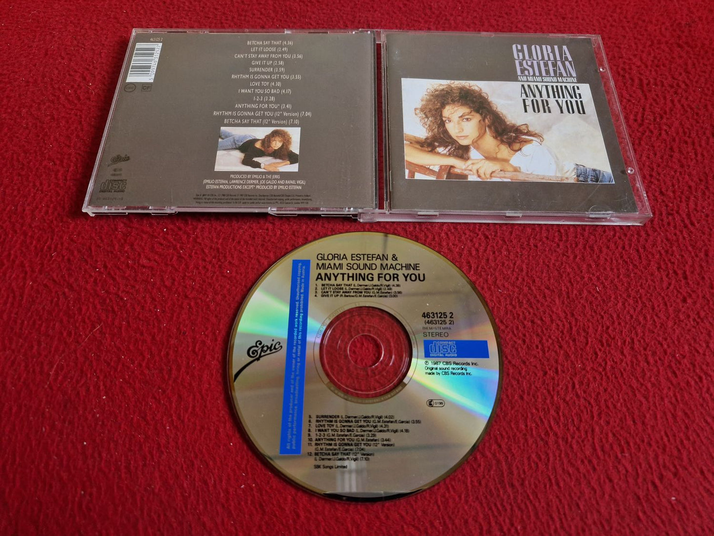 GLORIA ESTEFAN & MIAMI SOUND MACHINE ANYTHING FOR YOU CD