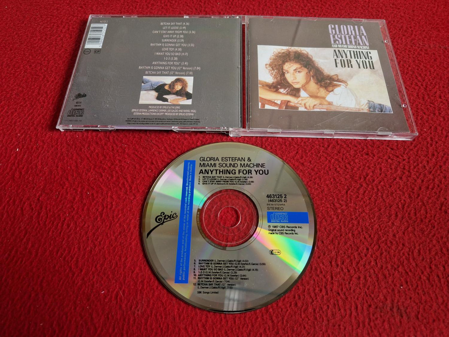 GLORIA ESTEFAN & MIAMI SOUND MACHINE ANYTHING FOR YOU CD