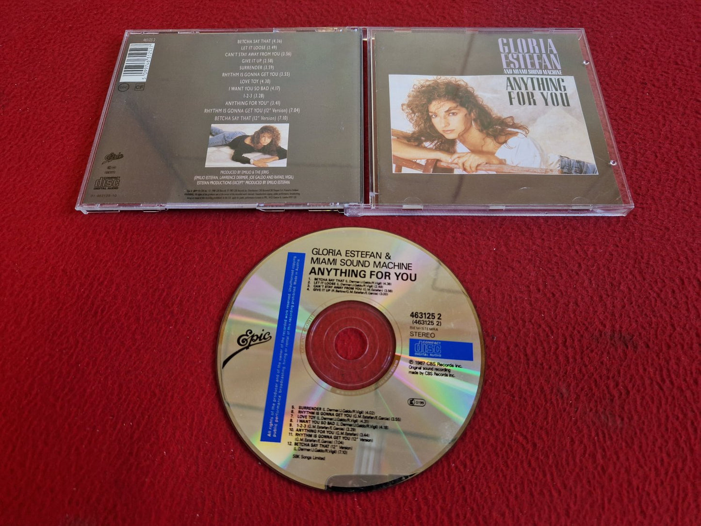 GLORIA ESTEFAN & MIAMI SOUND MACHINE ANYTHING FOR YOU CD