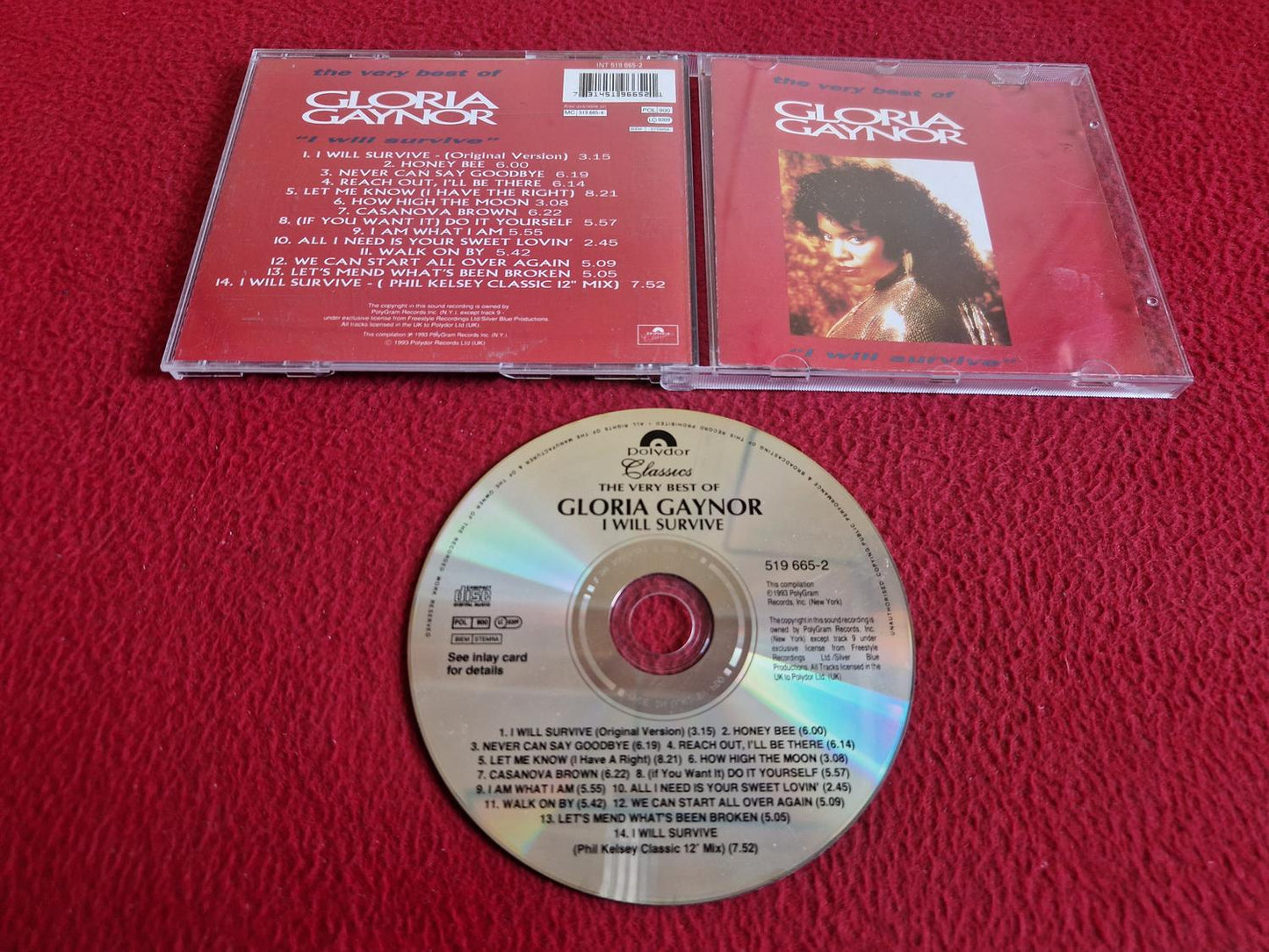 GLORIA GAYNOR I WILL SURVIVE THE VERY BEST OF CD