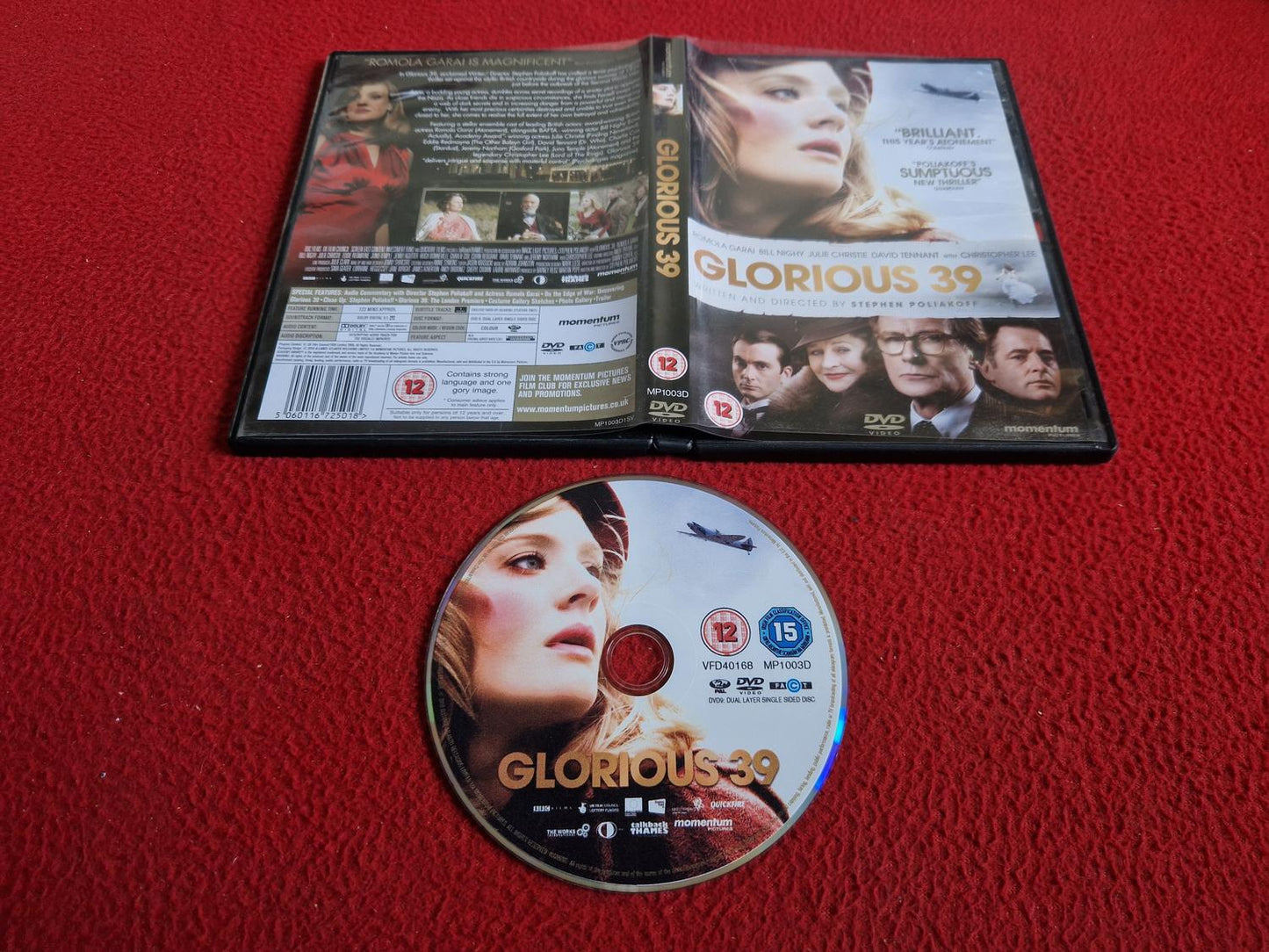 GLORIOUS 39 DVD