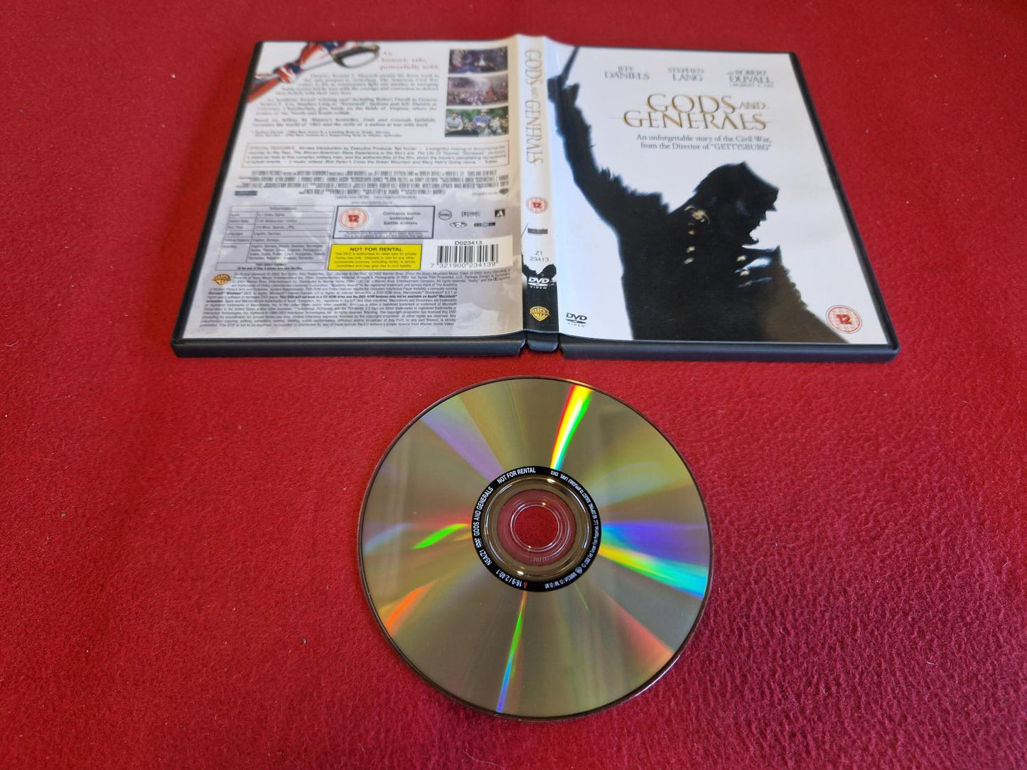 GODS AND GENERALS till DVD