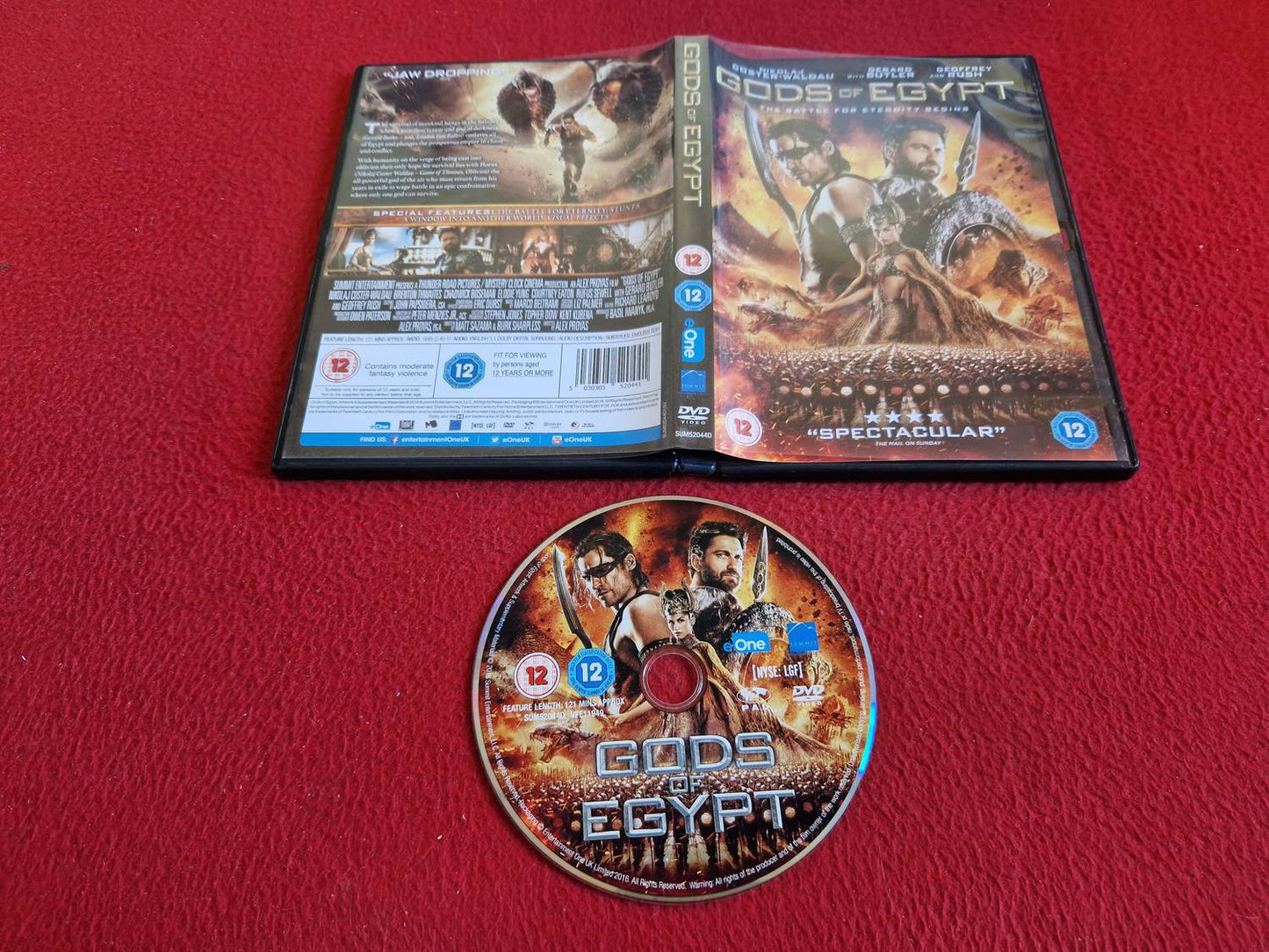 GODS OF EGYPT DVD