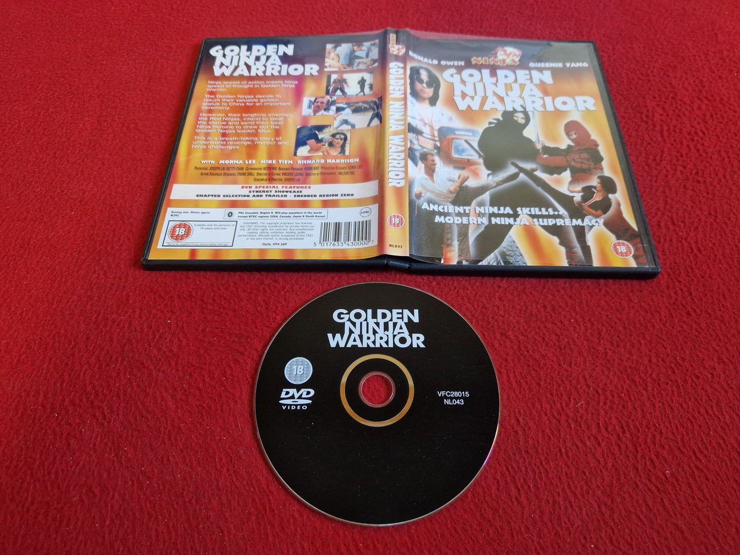 GOLDEN NINJA WARRIOR DVD