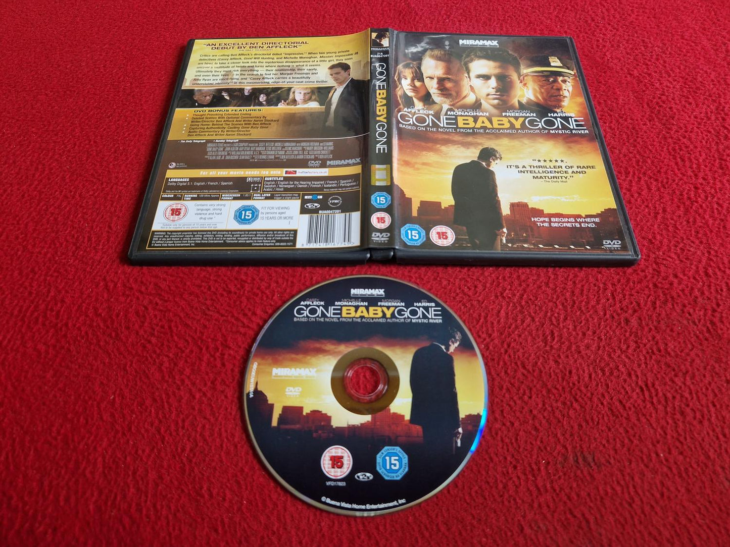 GONE BABY GONE DVD