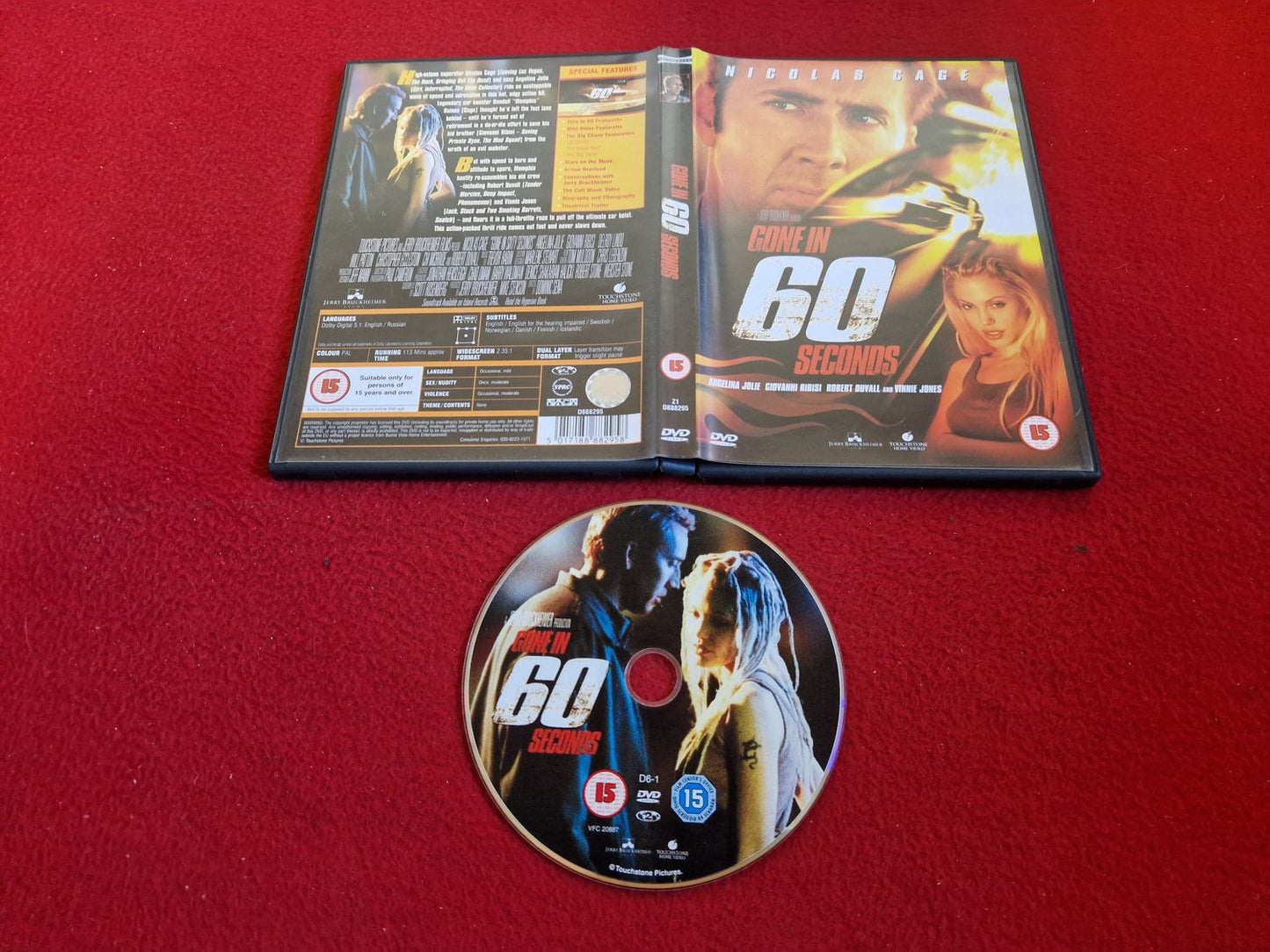 GONE IN 60 SECONDS DVD