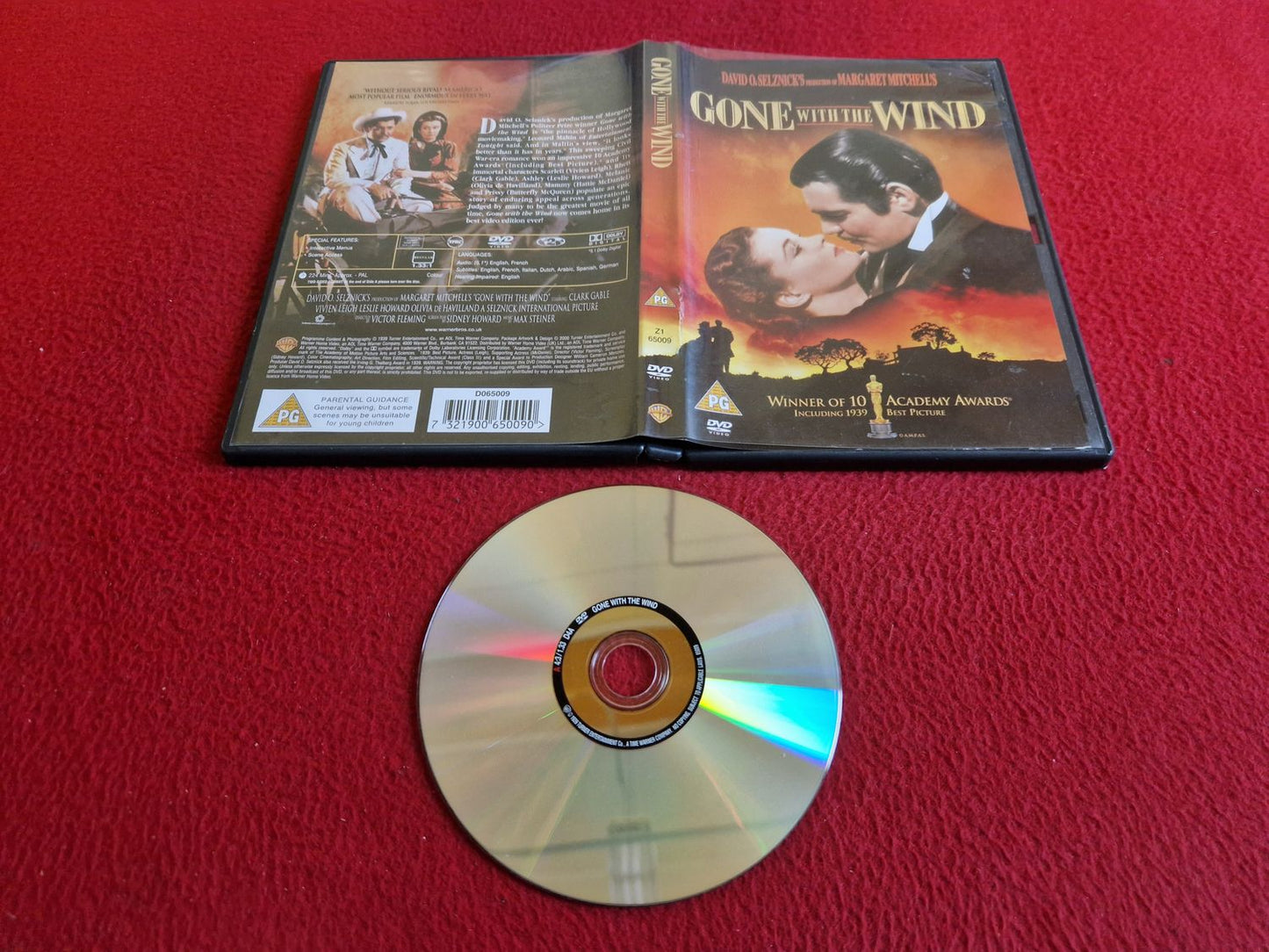 GONE WITH THE WIND DVD