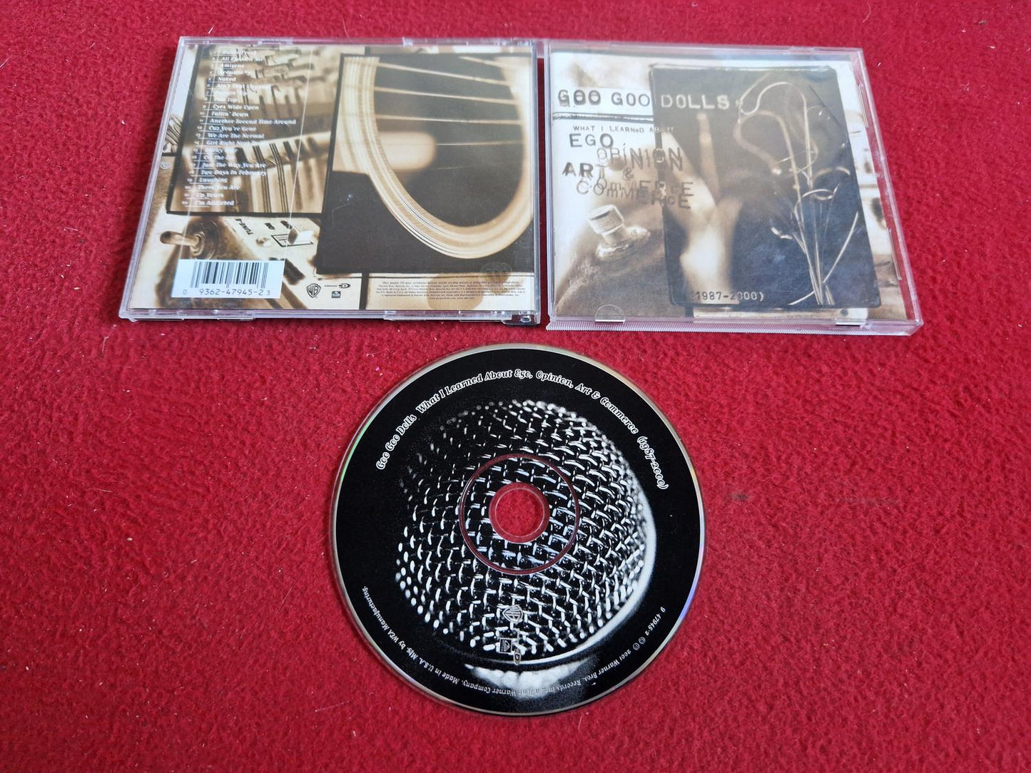 GOO GOO DOLLS WHAT I LEARNED ABOUT EGO OPINION ART & COMMERCE 1987 - 2000 CD