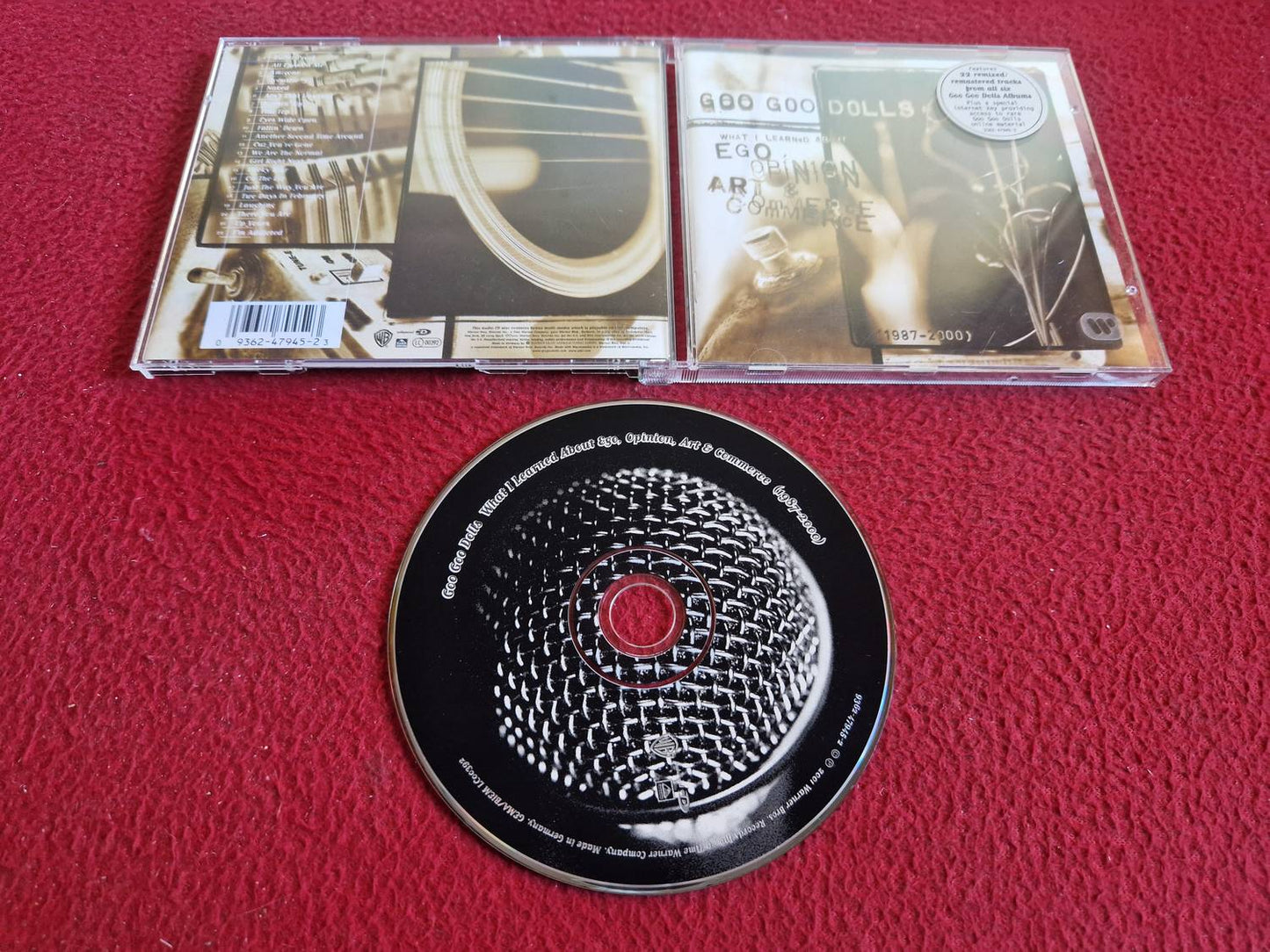 GOO GOO DOLLS WHAT I LEARNED ABOUT EGO OPINION ART & COMMERCE 1987 - 2000 CD