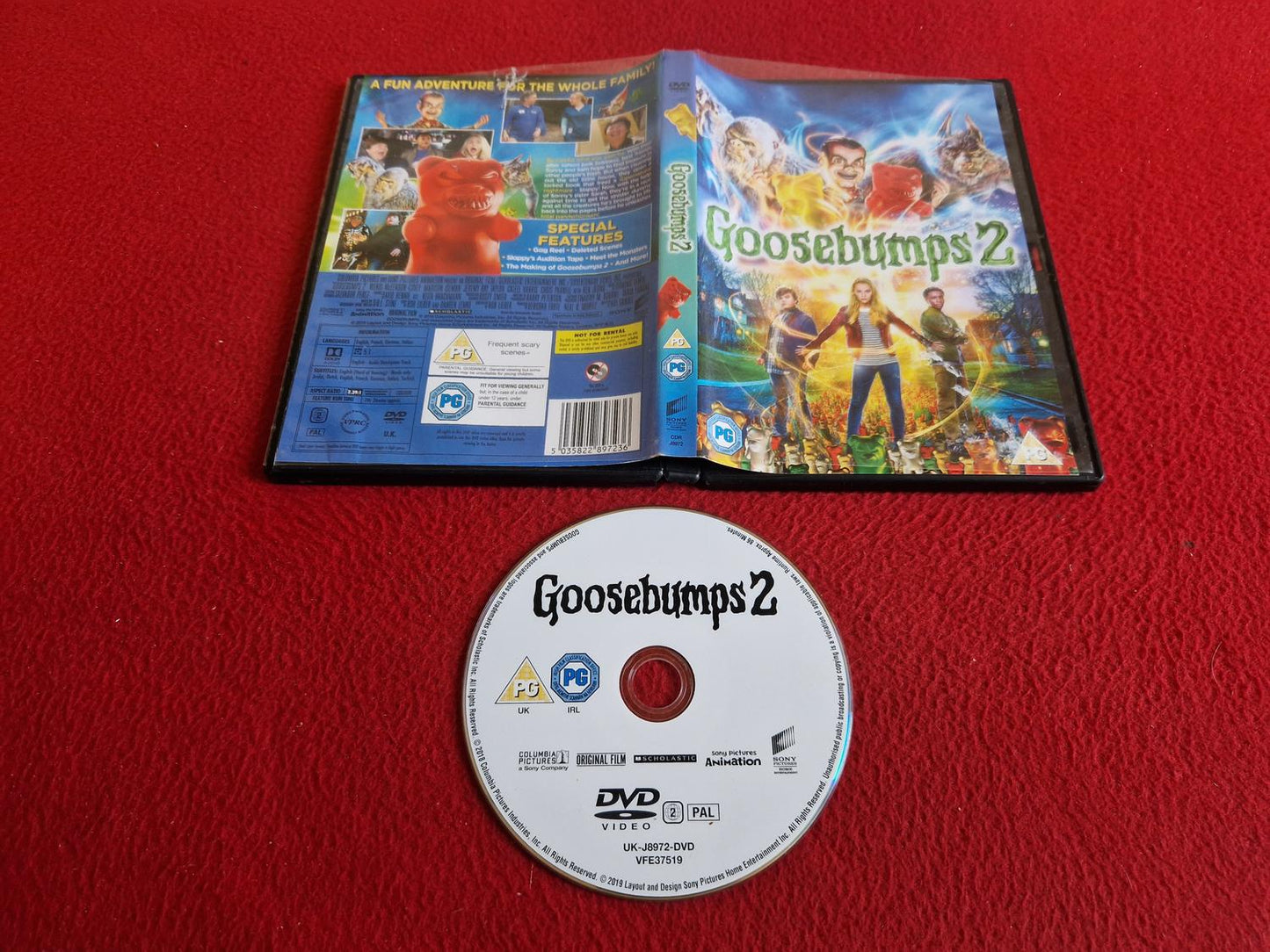 GOOSEBUMPS 2 DVD