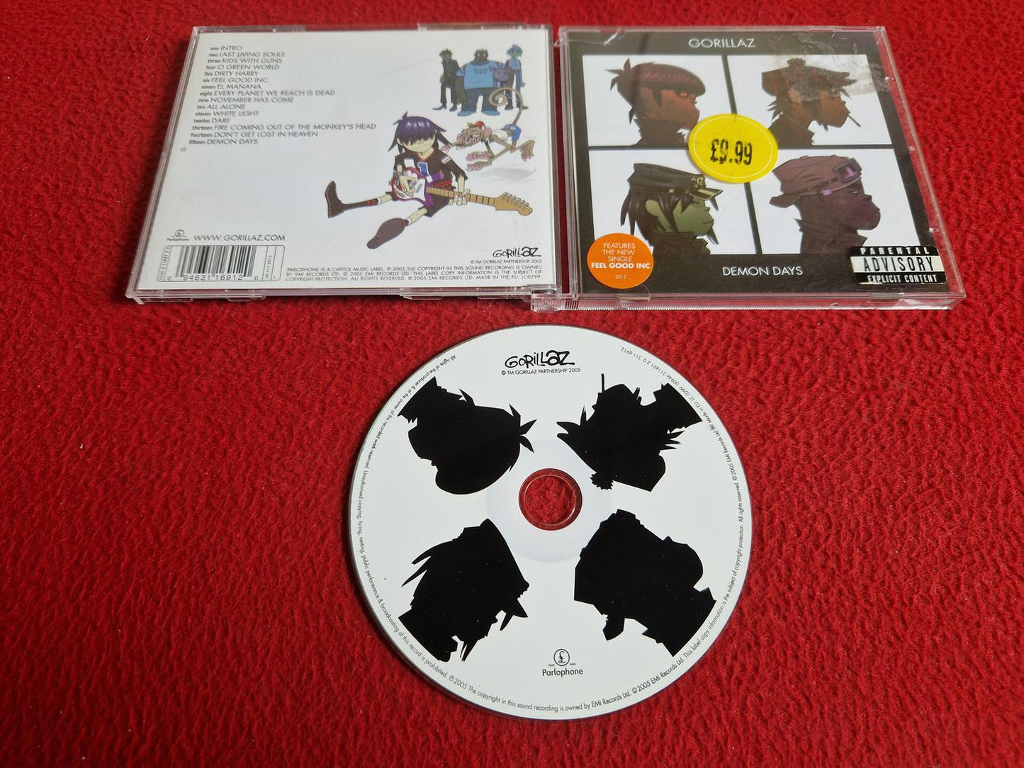 GORILLAZ DEMON DAYS CD