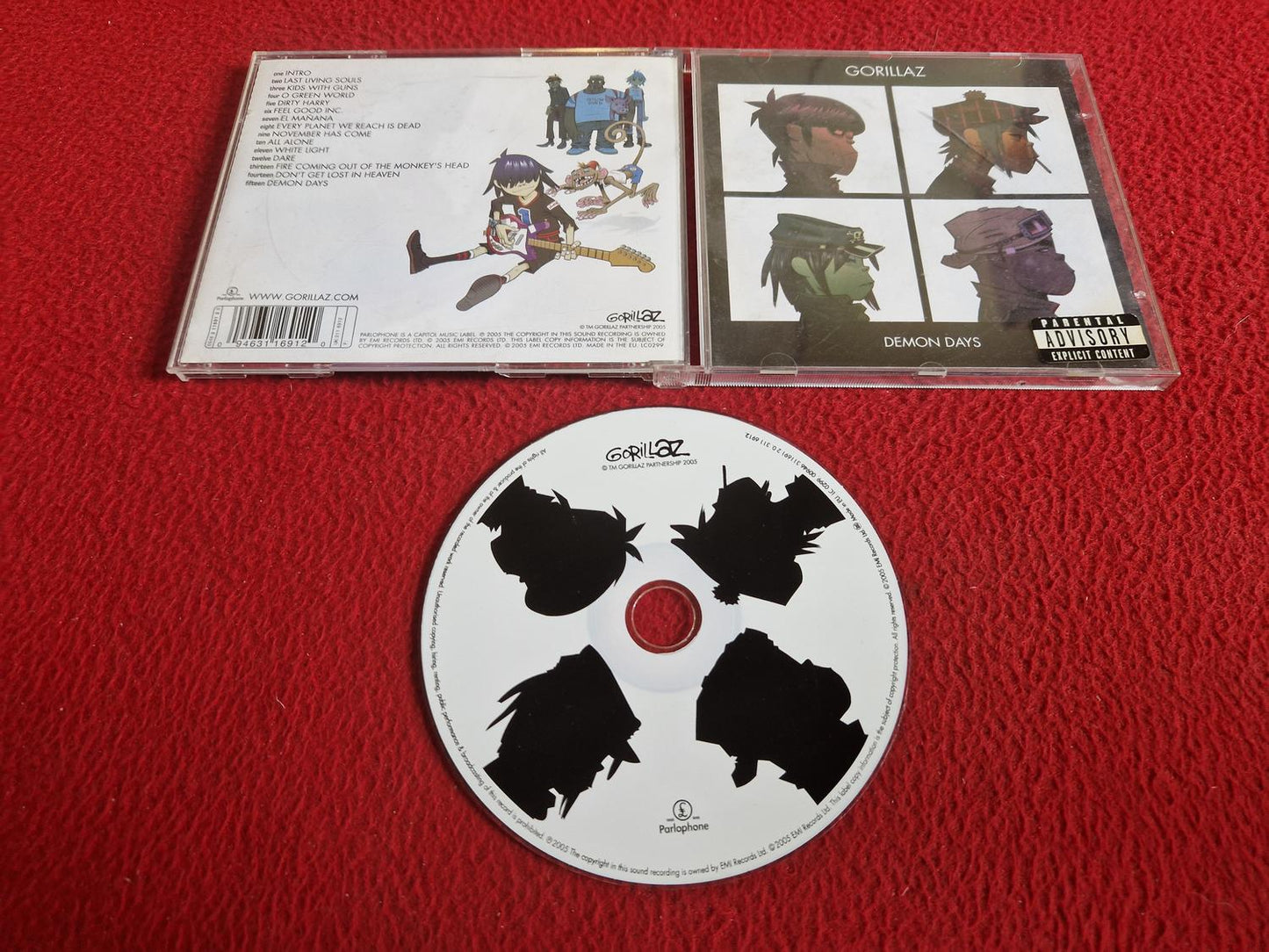 GORILLAZ DEMON DAYS CD