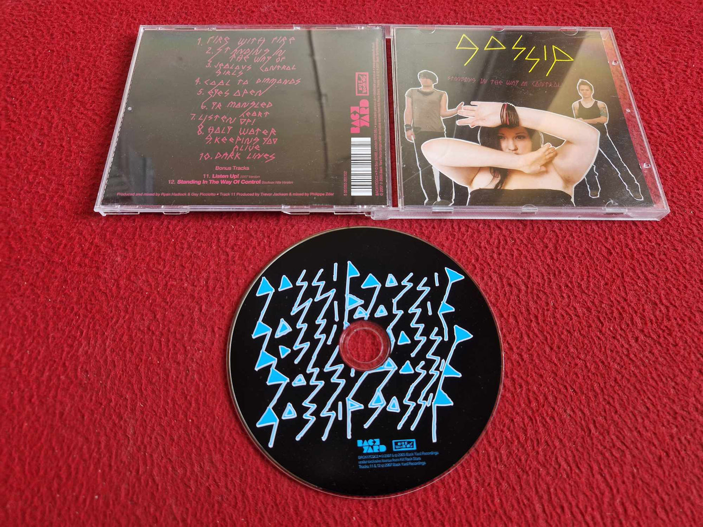 GOSSIP STANDING IN THE WAY OF CONTROL CD