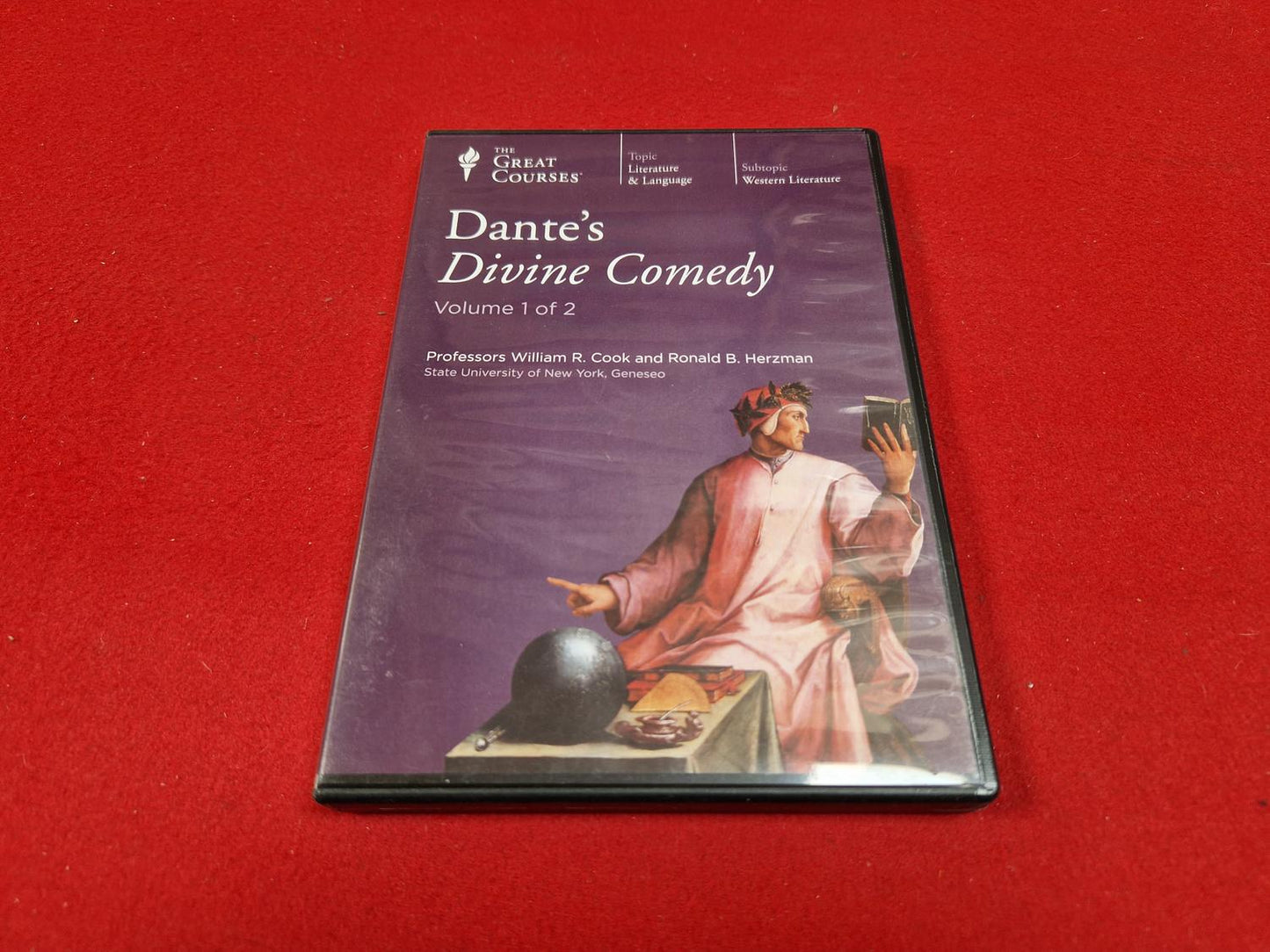 GREAT COURSES DANTE'S DIVINE COMEDY VOLUME 1 OF 2 till DVD