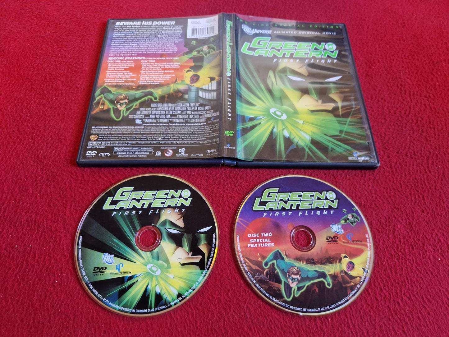GREEN LANTERN FIRST FLIGHT DVD