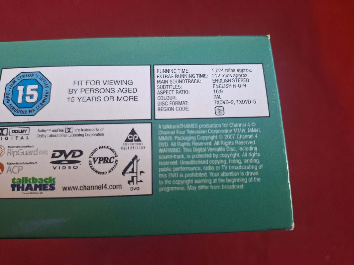 GREEN WING SERIES 1 & 2 + SPECIAL & BONUS MATERIAL BOX DVD