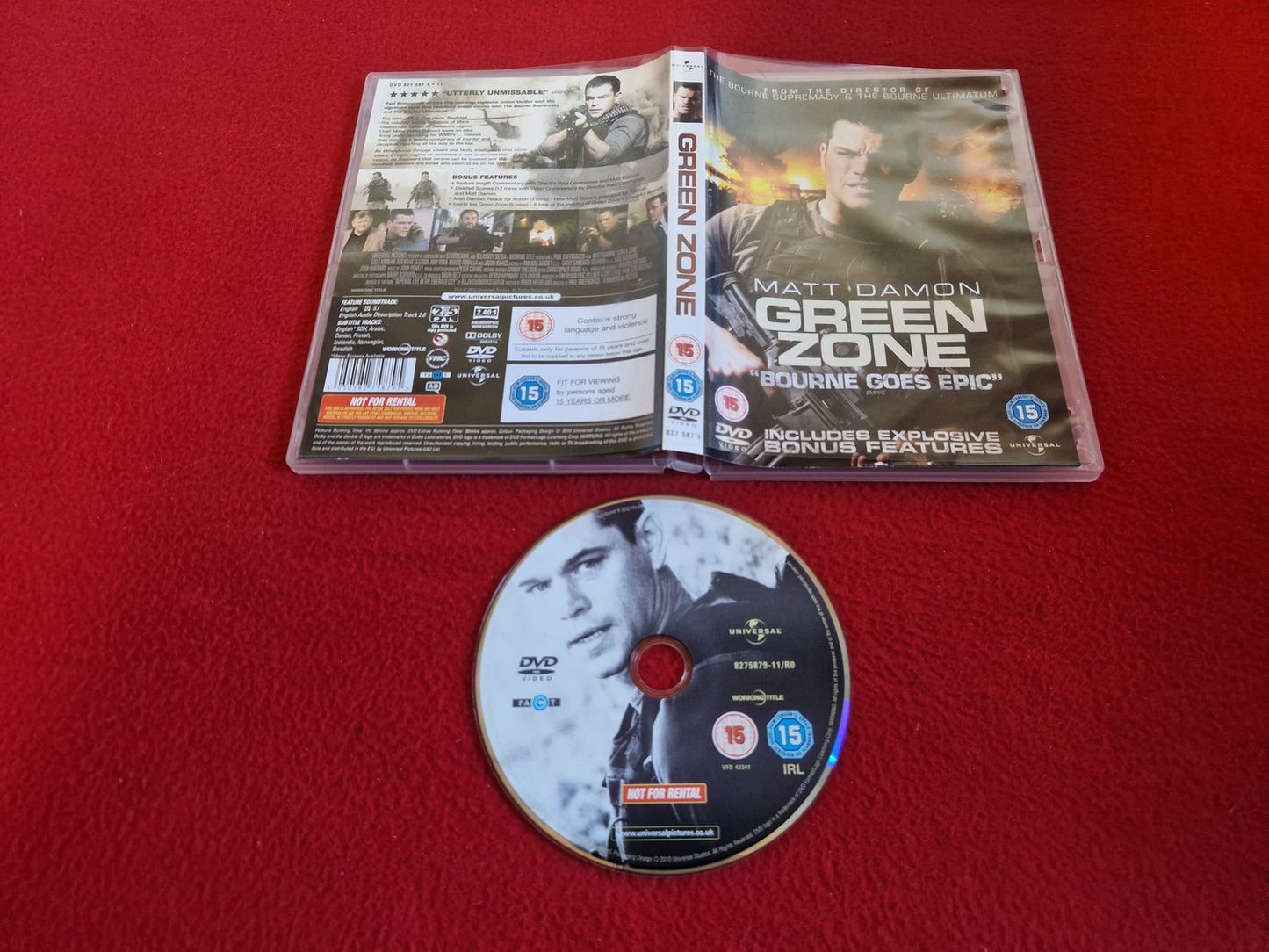 GREEN ZONE DVD