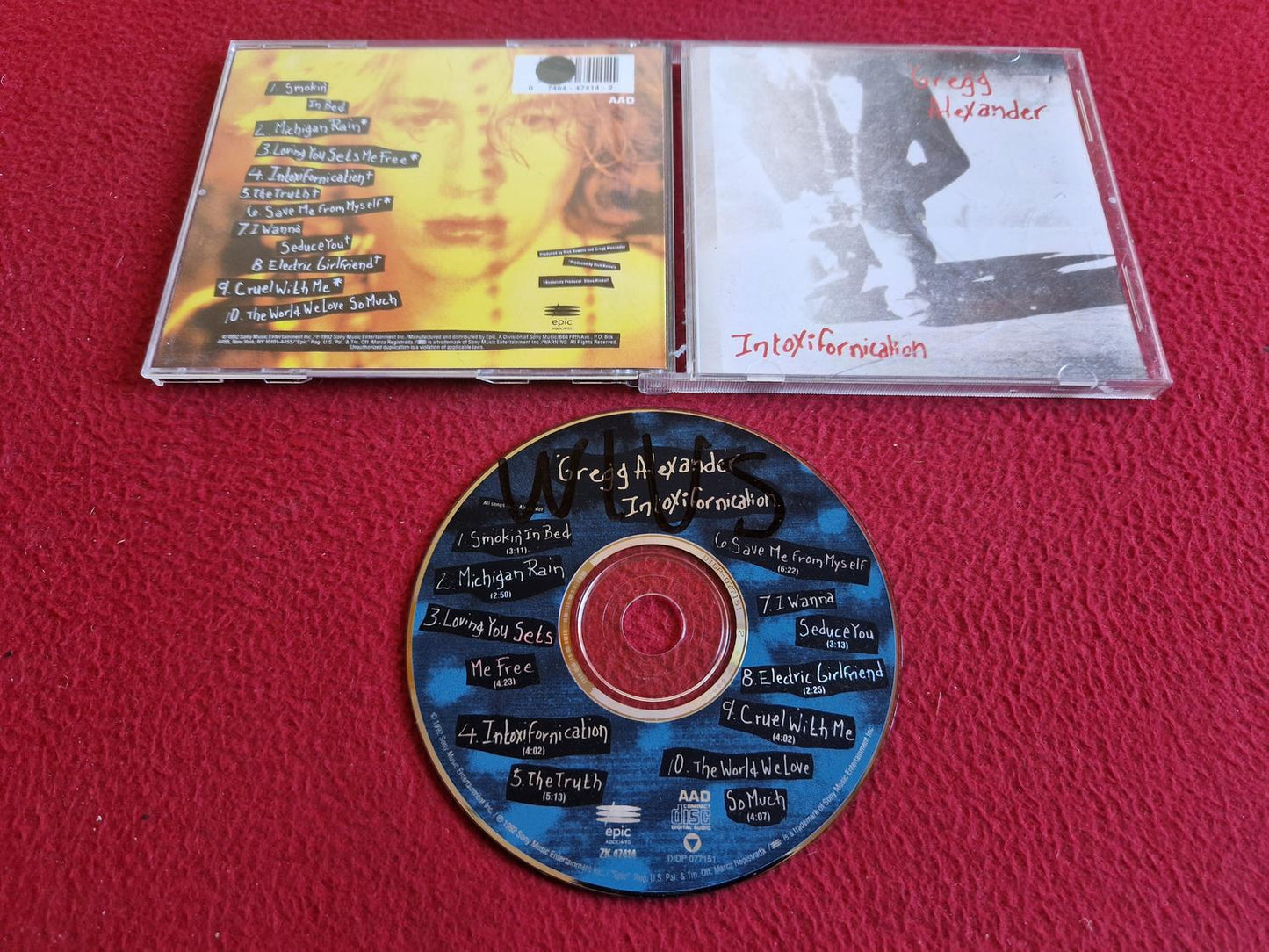 GREGG ALEXANDER INTOXIFORNICATION CD