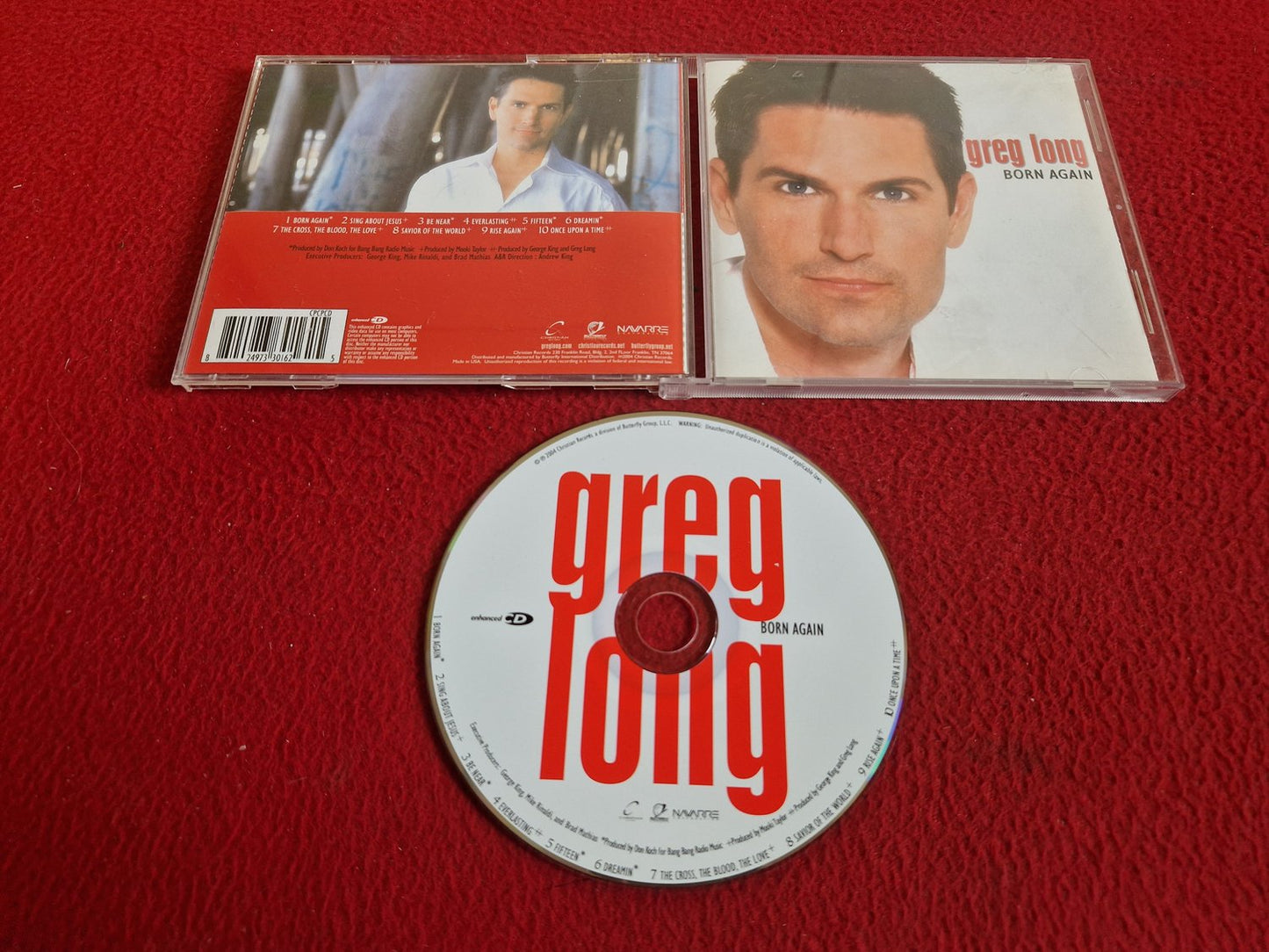 GREG LONG BORN AGAIN CD