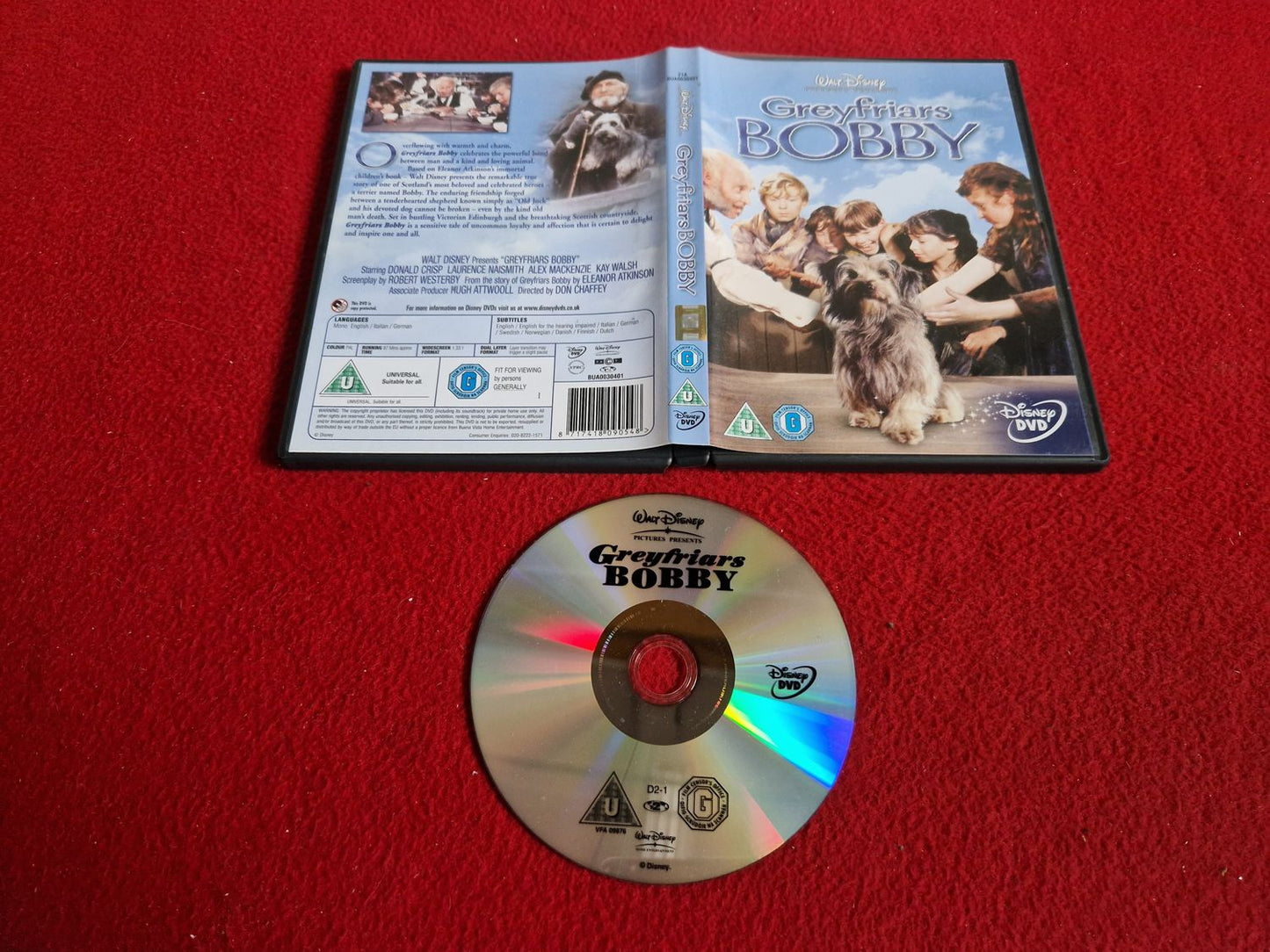 GREYFRIARS BOBBY DVD