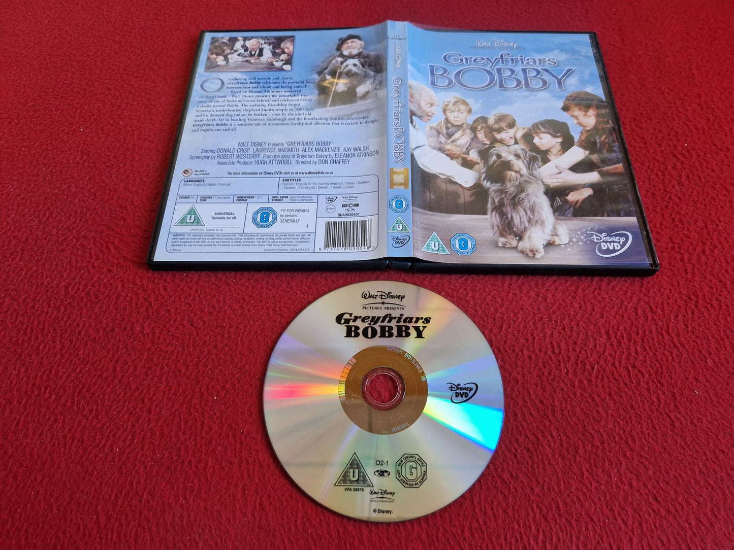 GREYFRIARS BOBBY DVD