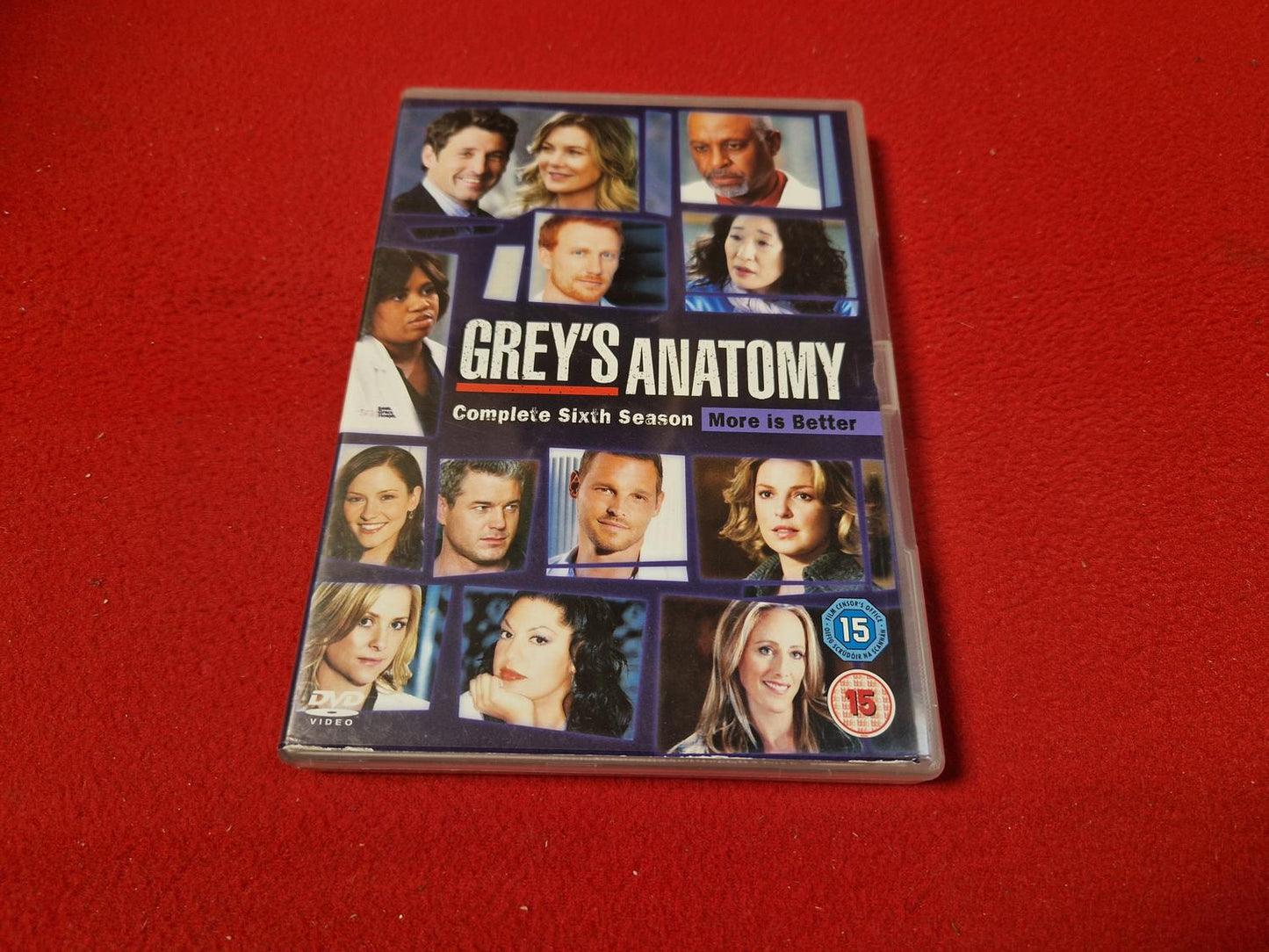 GREY'S ANATOMY COMPLETE SEASON 6 BOX till DVD