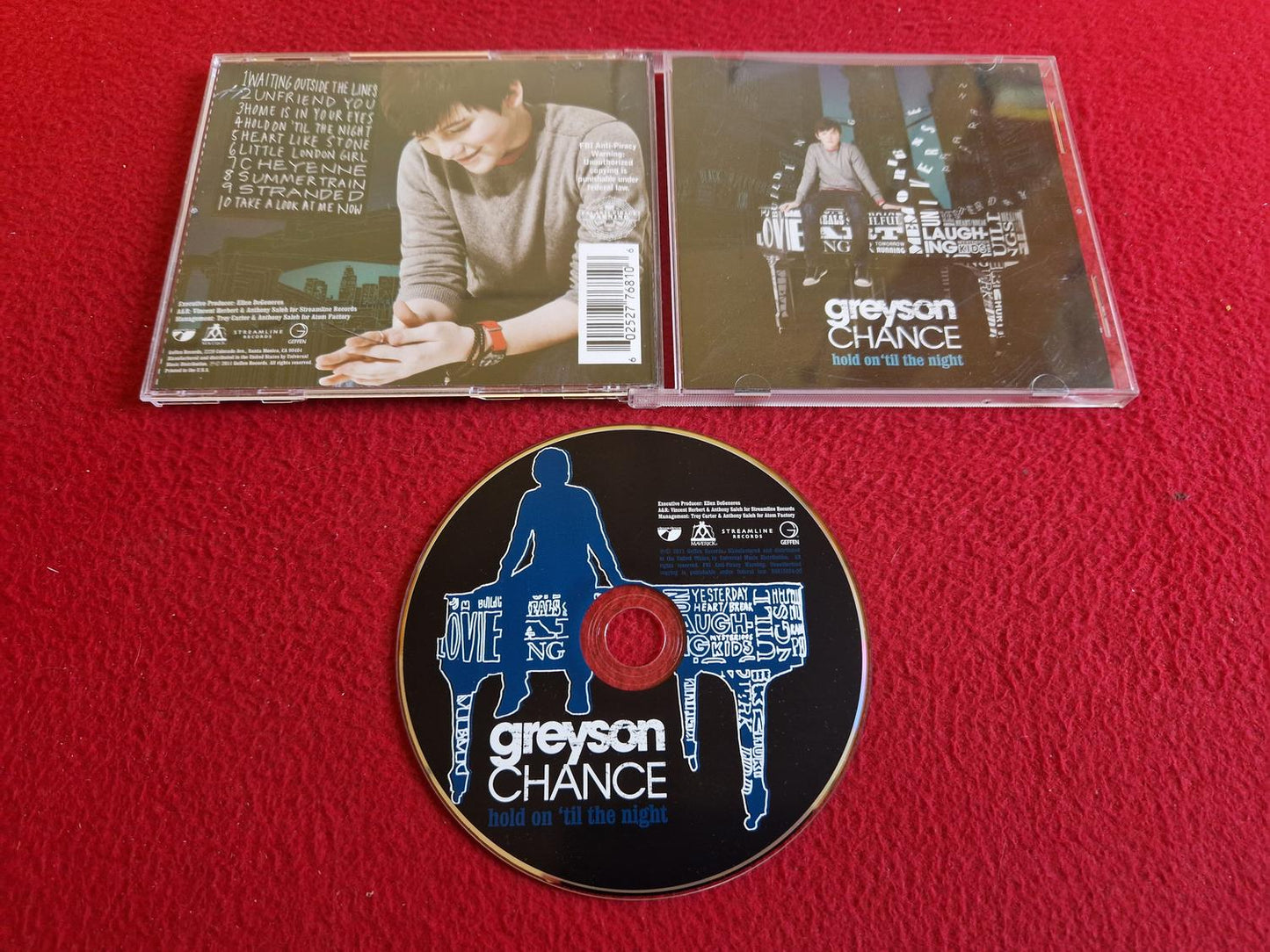 GREYSON CHANCE HOLD ON 'TIL THE NIGHT CD