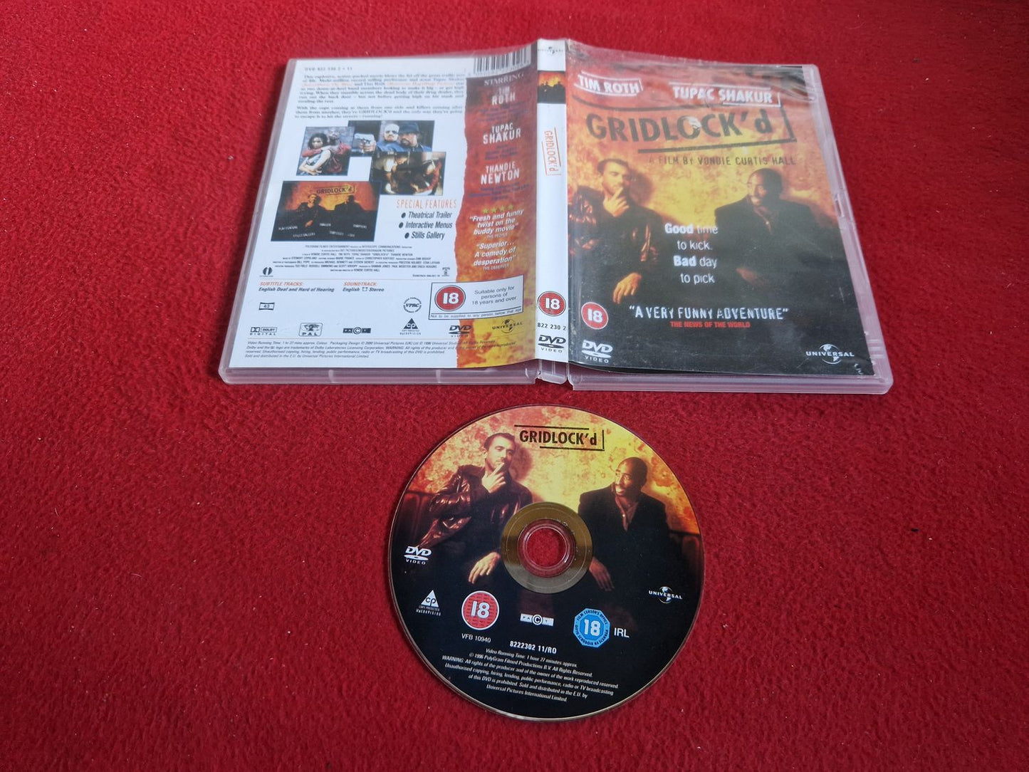 GRIDLOCK'D DVD