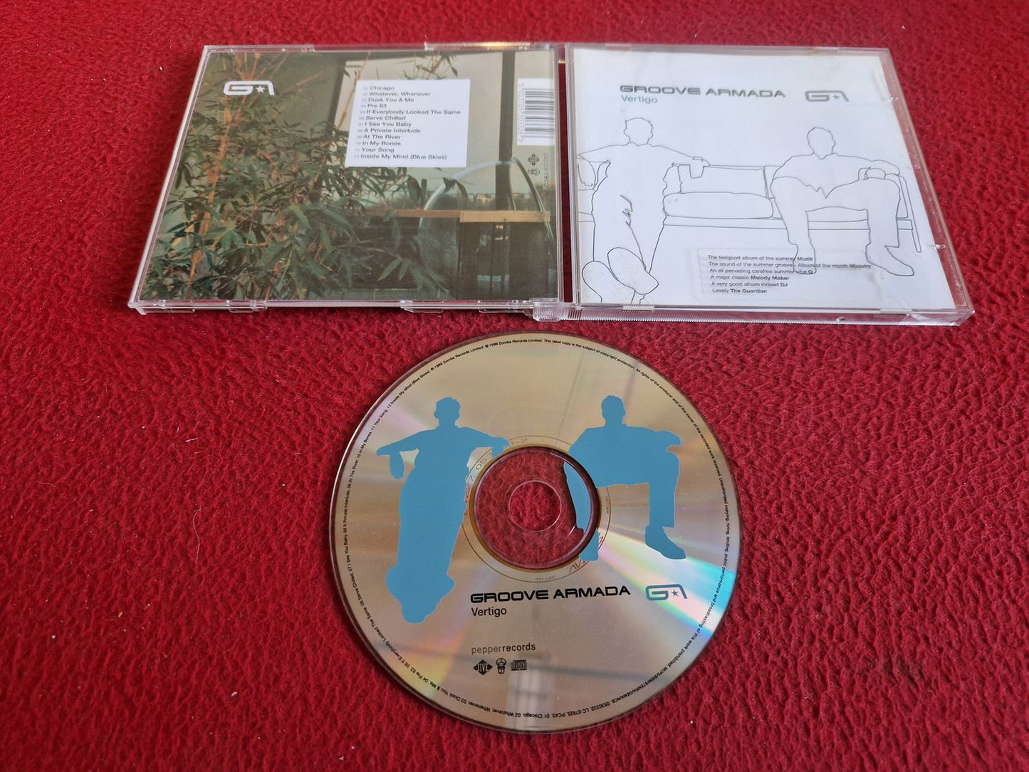 GROOVE ARMADA VERTIGO CD