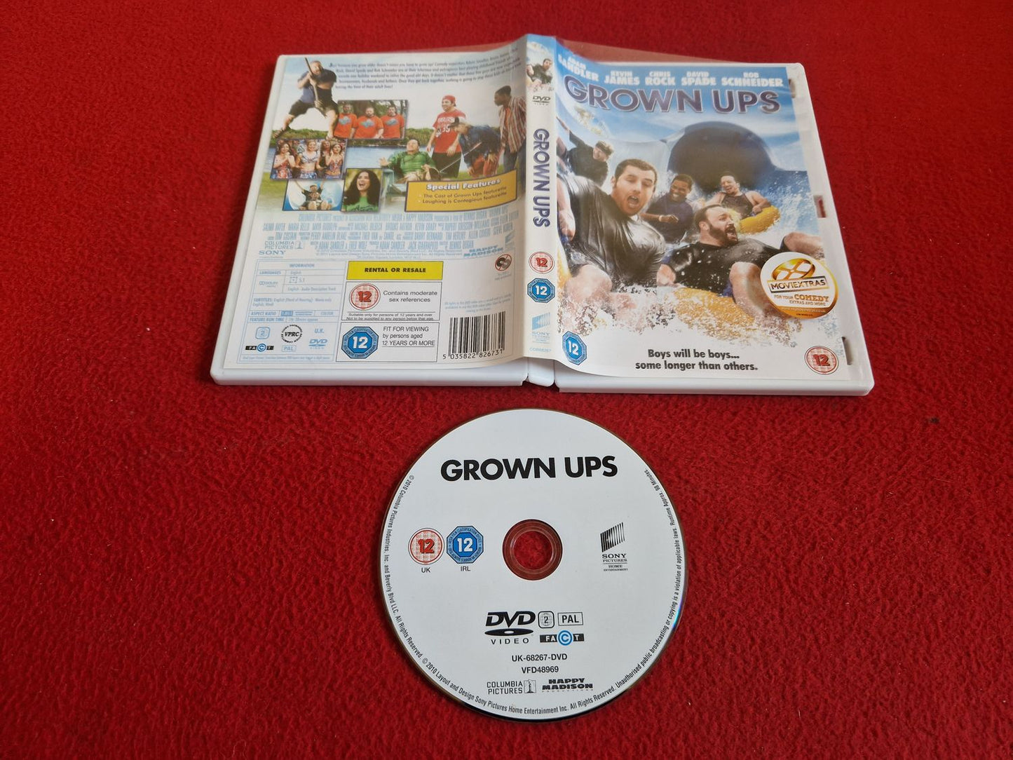 GROWN UPS DVD