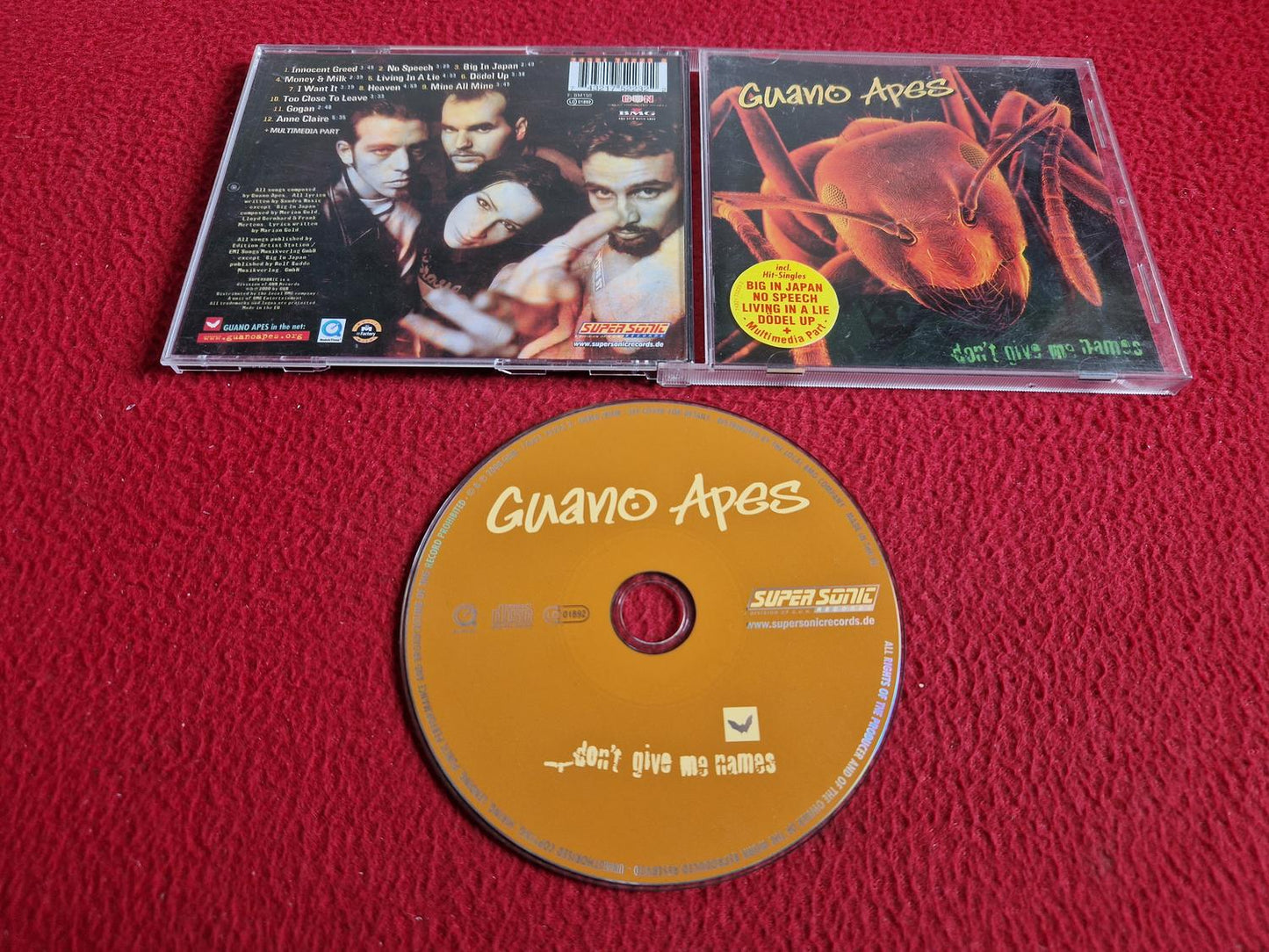GUANO APES DON'T GIVE ME NAMES CD