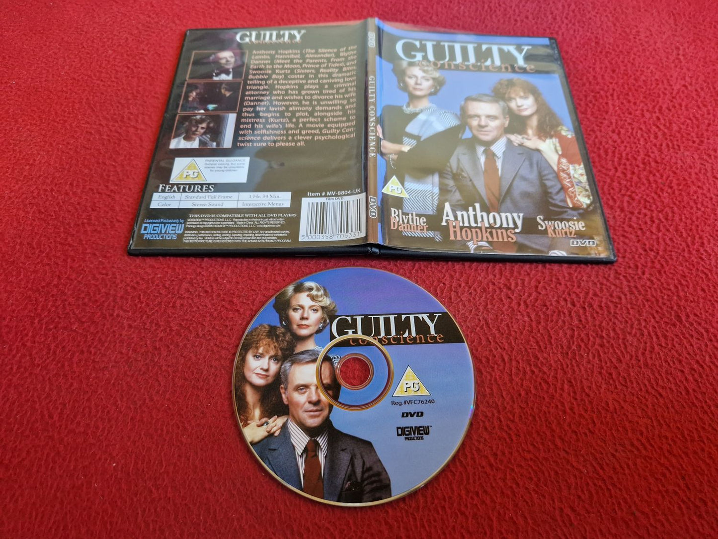 GUILTY CONSCIENCE DVD