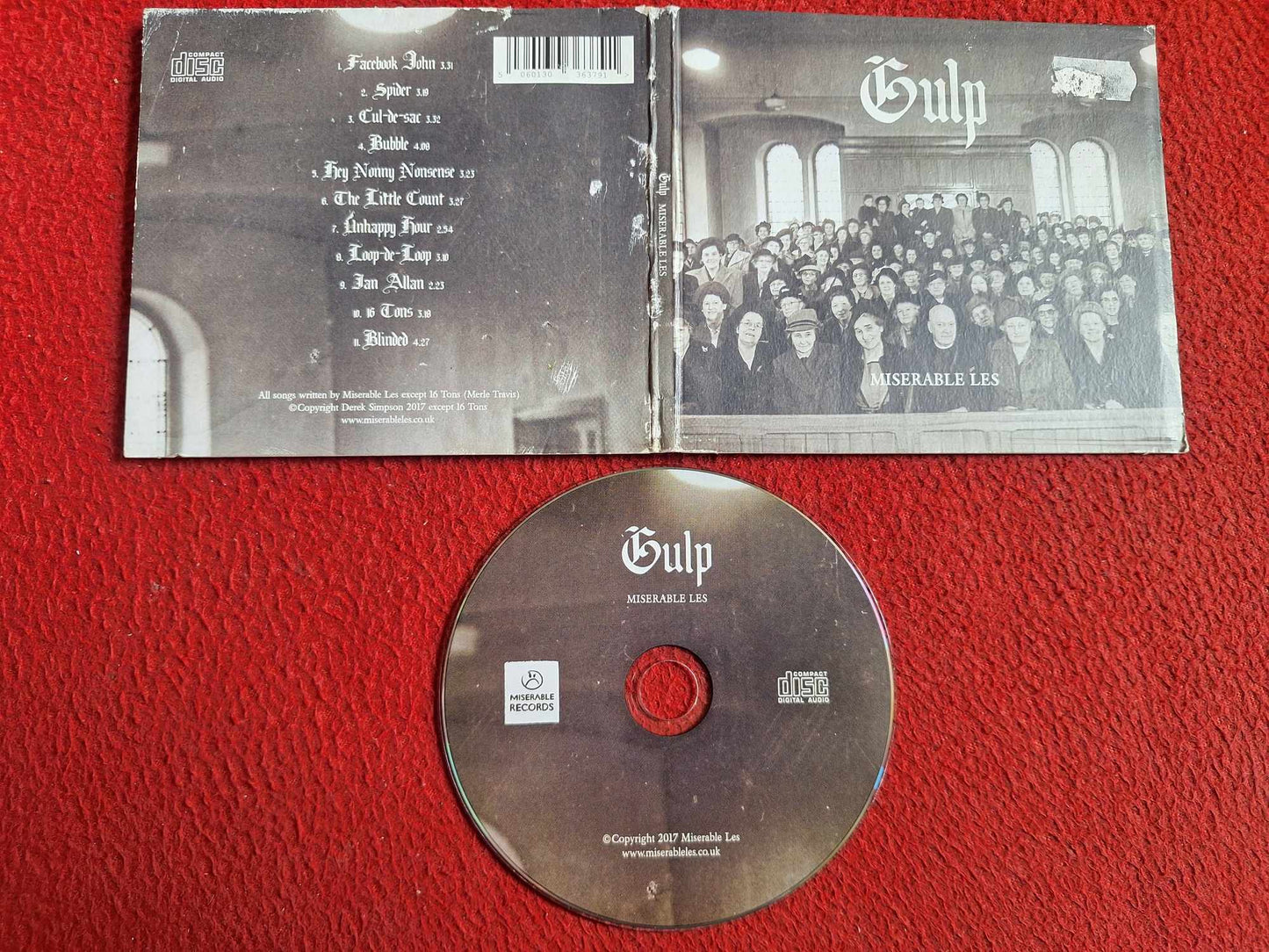 GULP MISERABLE LES CD