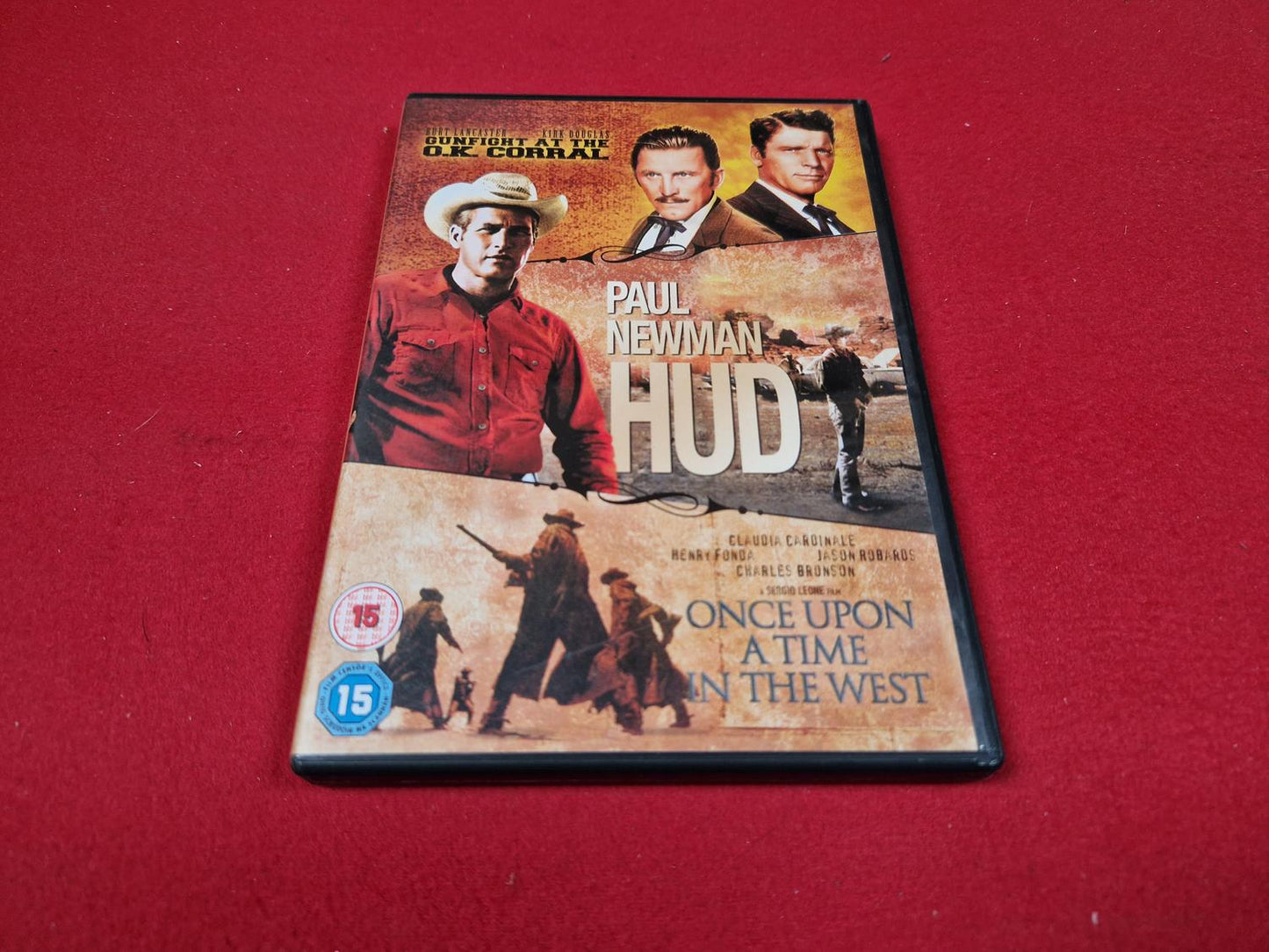 GUNFIGHT AT THE O.K. CORRAL / HUD / ONCE UPON A TIME IN THE WEST BOX till DVD