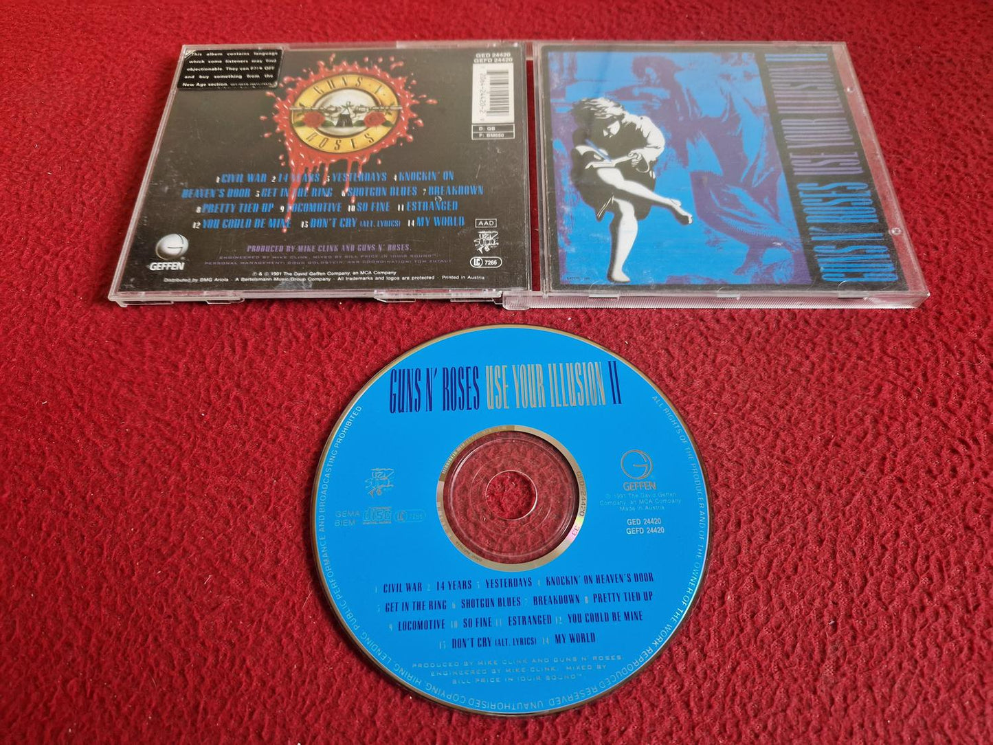 GUNS N' ROSES USE YOUR ILLUSION II CD