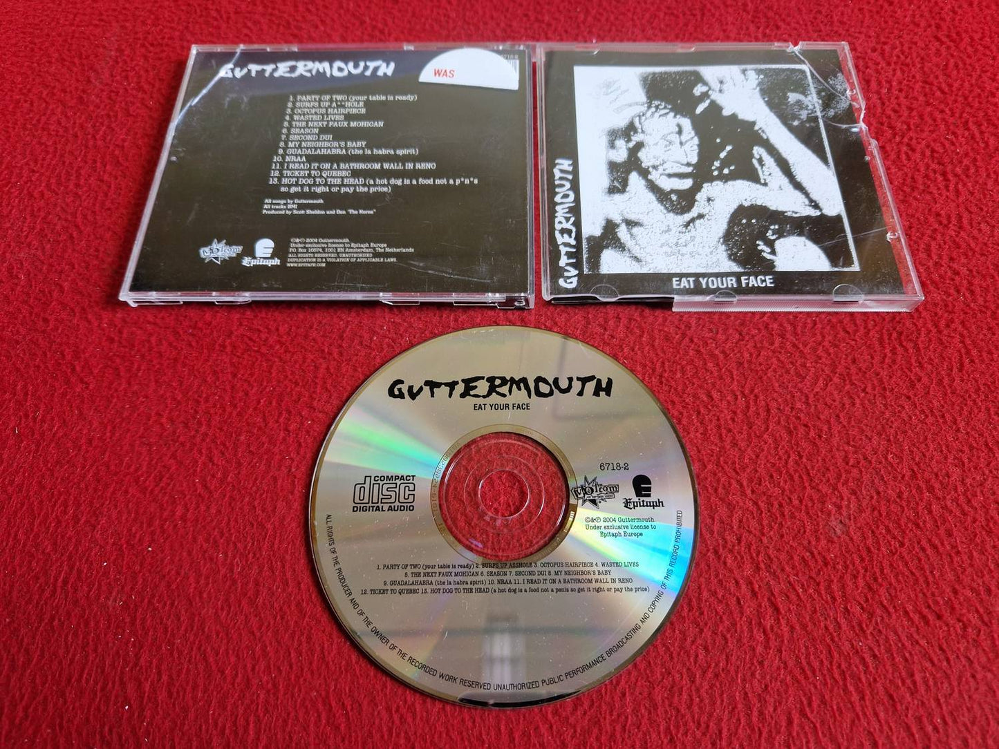 GUTTERMOUTH EAT YOUR FACE CD