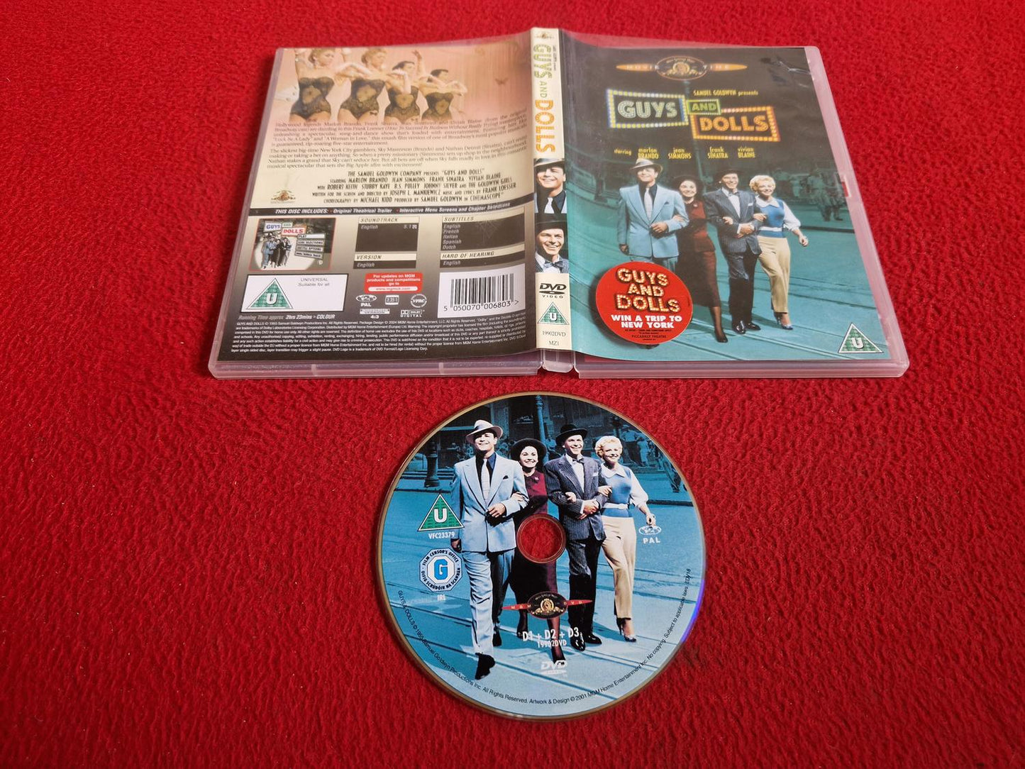 GUYS AND DOLLS DVD
