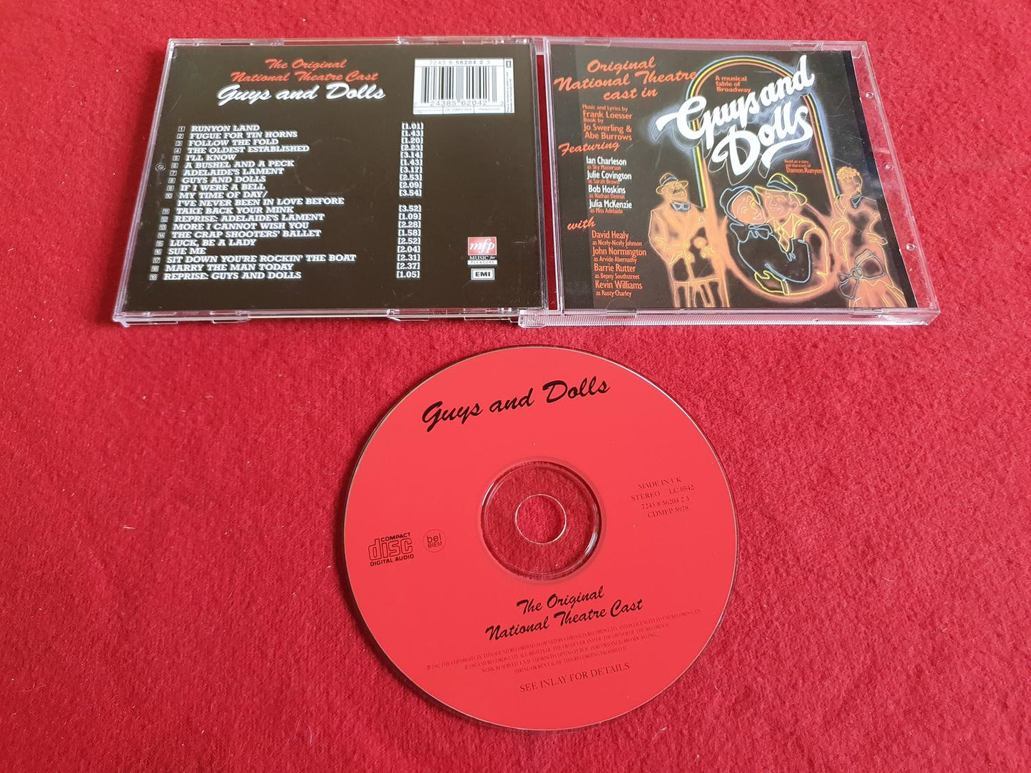 GUYS AND DOLLS ORIGINAL THEATRE CAST till CD
