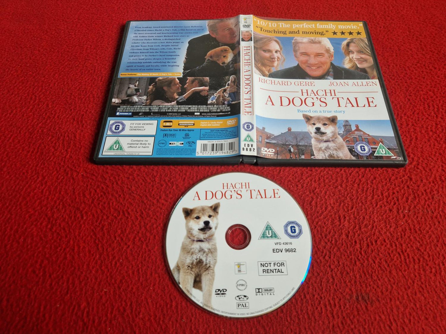 HACHI A DOG'S TALE DVD