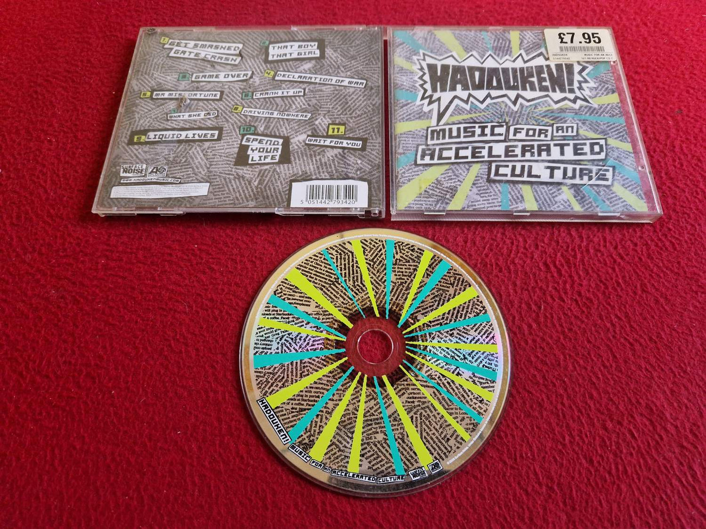 HADDUKEN MUSIC FOR AN ACCELERATED CULTURE CD