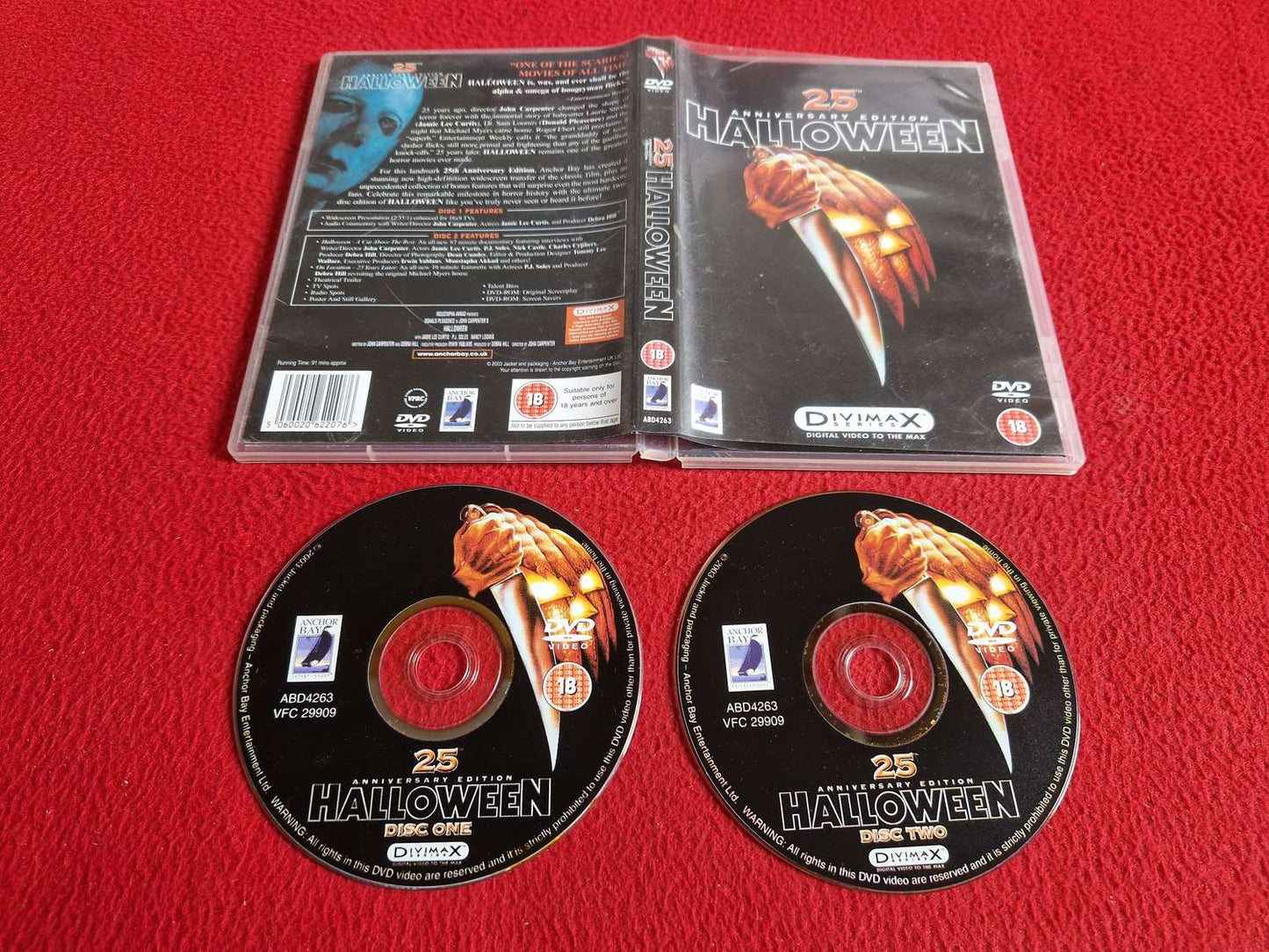 HALLOWEEN 25TH ANNIVERSARY EDITION DVD