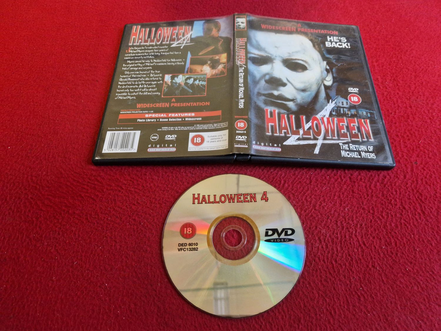 HALLOWEEN 4 DVD