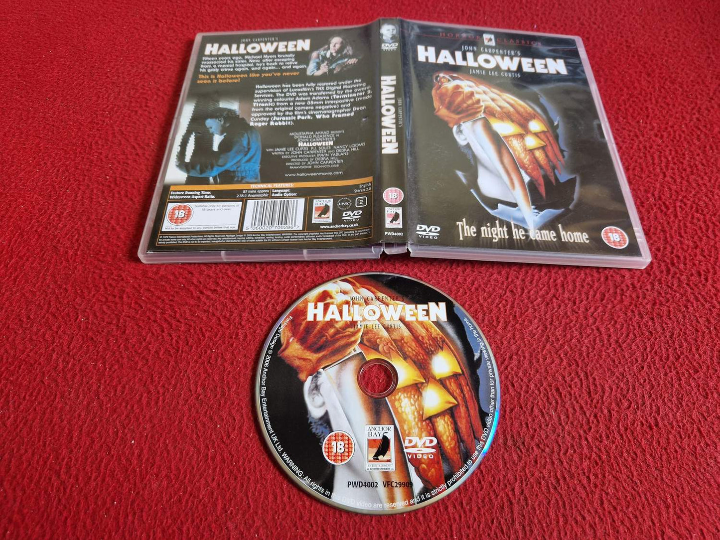 HALLOWEEN DVD
