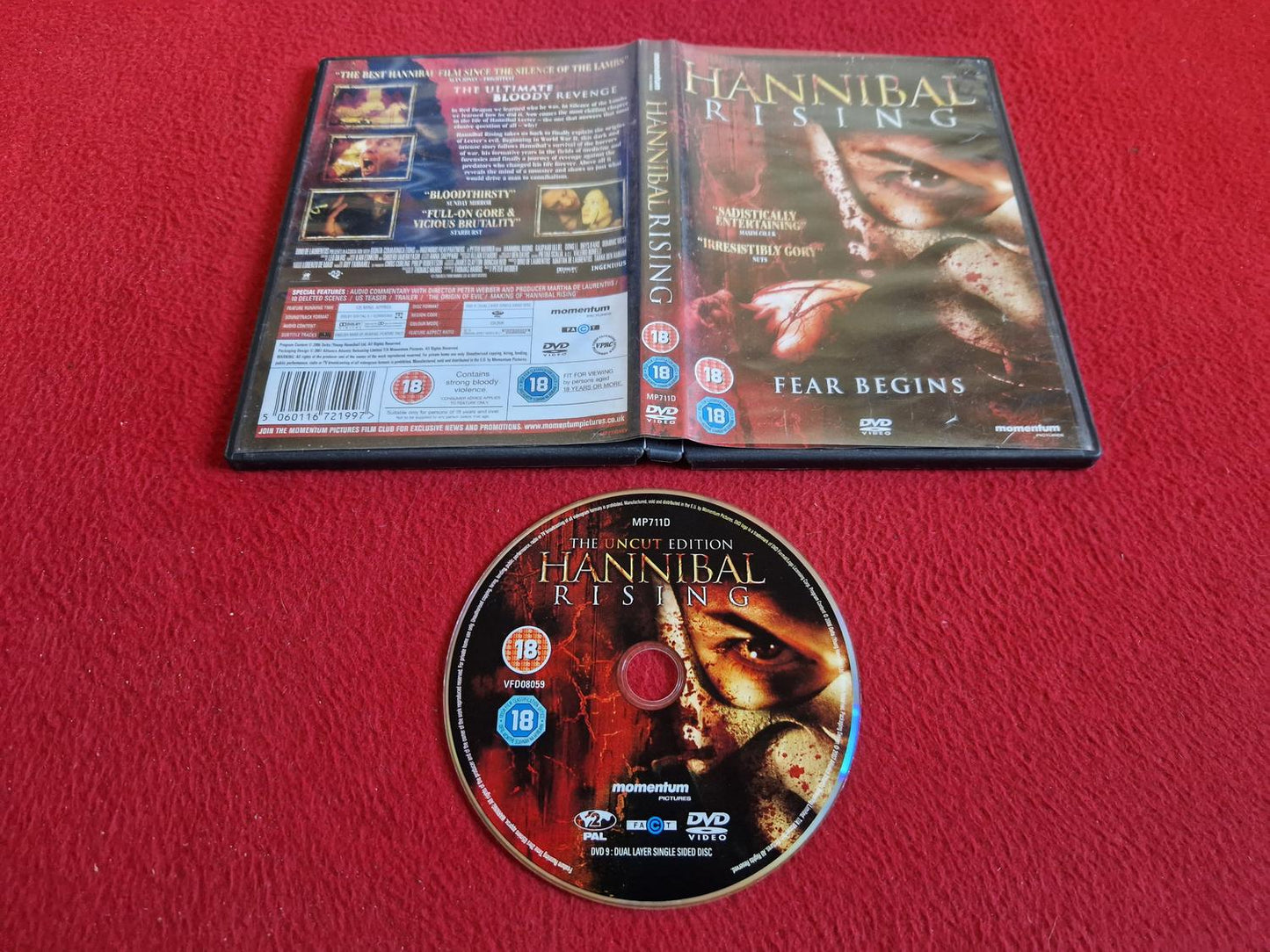 HANNIBAL RISING DVD