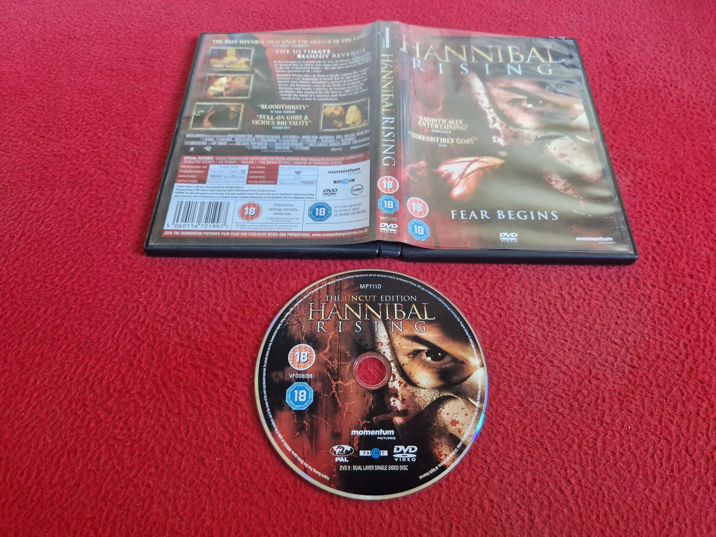 HANNIBAL RISING DVD