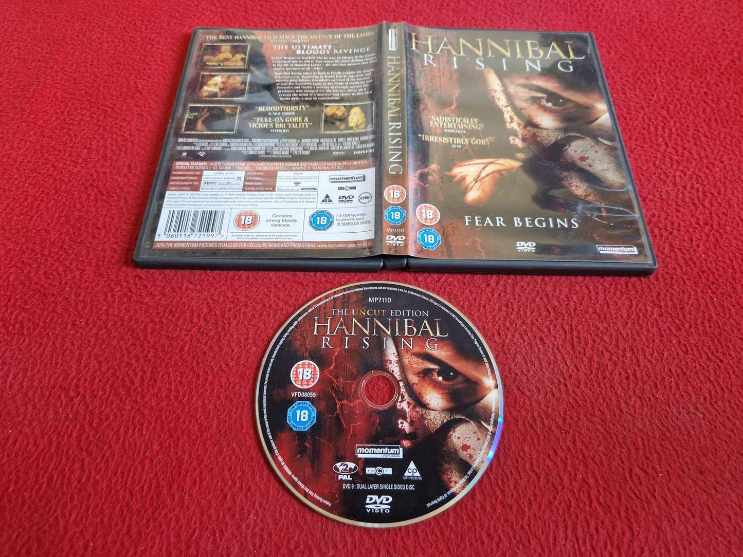 HANNIBAL RISING DVD